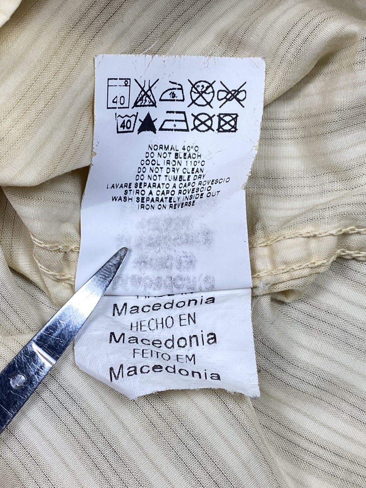 Moschino Moschino Jeans Striped Button Up Shirt Embroidered Logo Size US L / EU 52-54 / 3 - 14 Thumbnail