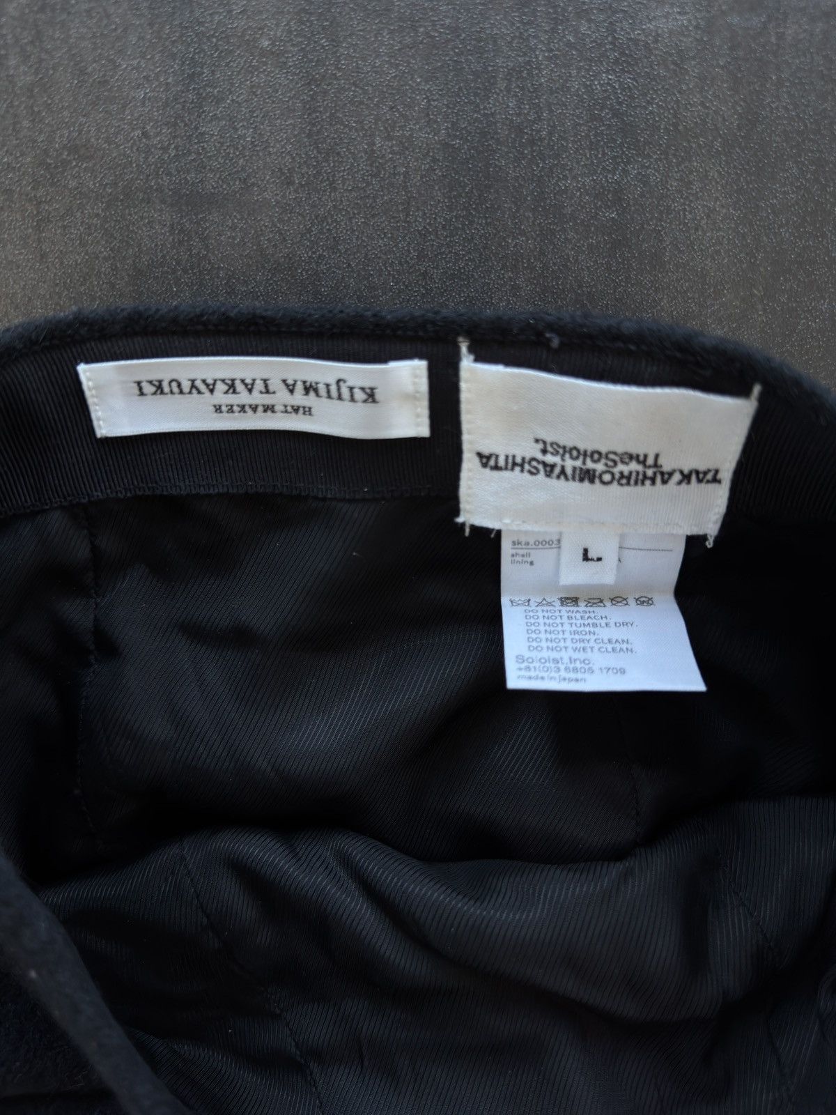 Takahiromiyashita The Soloist. AW21 TAKAHIROMIYASHITA The Soloist Beanie w/ Pin Size ONE SIZE - 4 Thumbnail