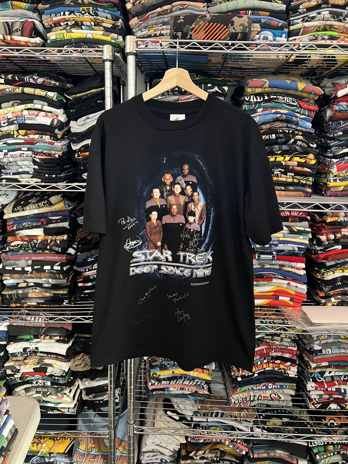 Vintage 1998 Star Trek Deep Space Nine Promo Movie Tee Size US L / EU 52-54 / 3 - 1 Thumbnail