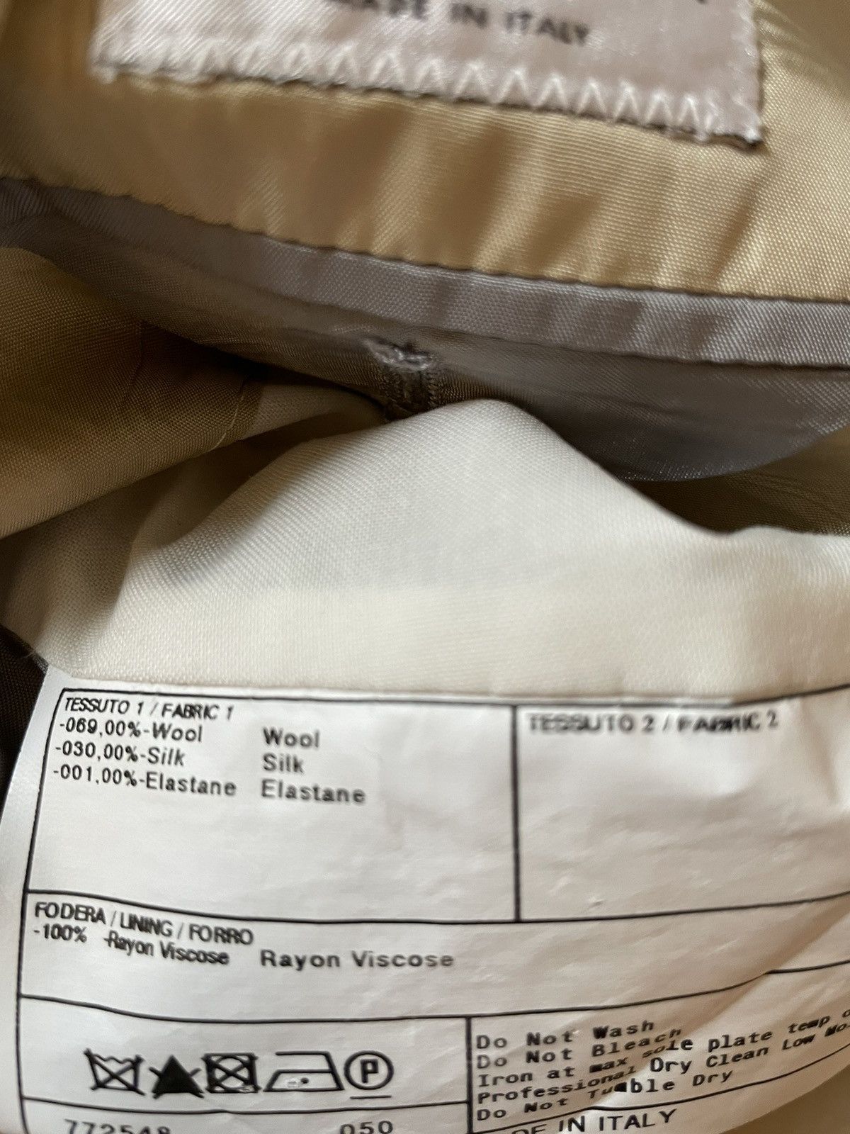 Armani Collezioni Nailhead Silk Blend Jacket Size 44R - 8 Thumbnail