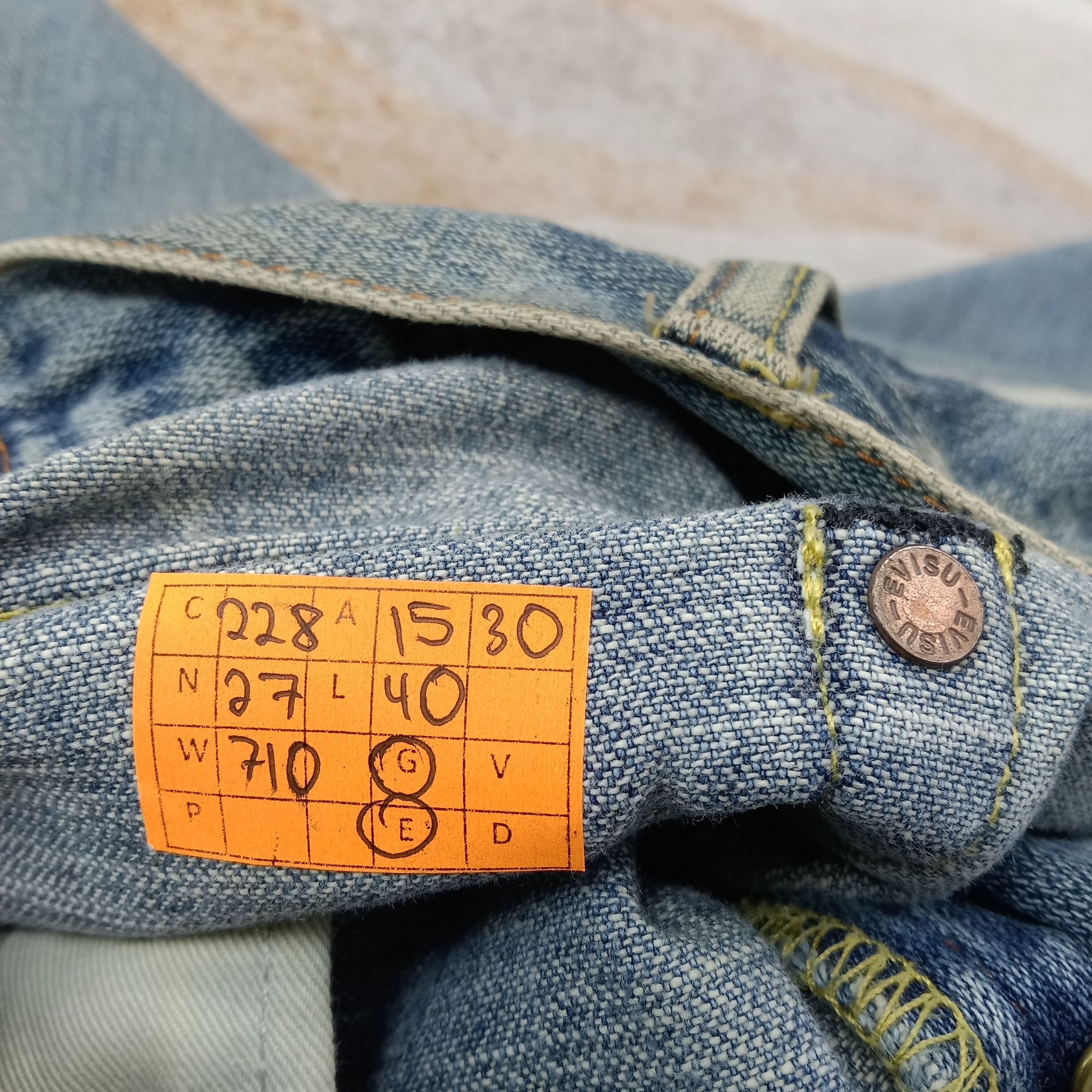 Evisu Evisu Japanese Daicock Custom Art Denim Jeans C228N27 Size US 30 / EU 46 - 19 Thumbnail