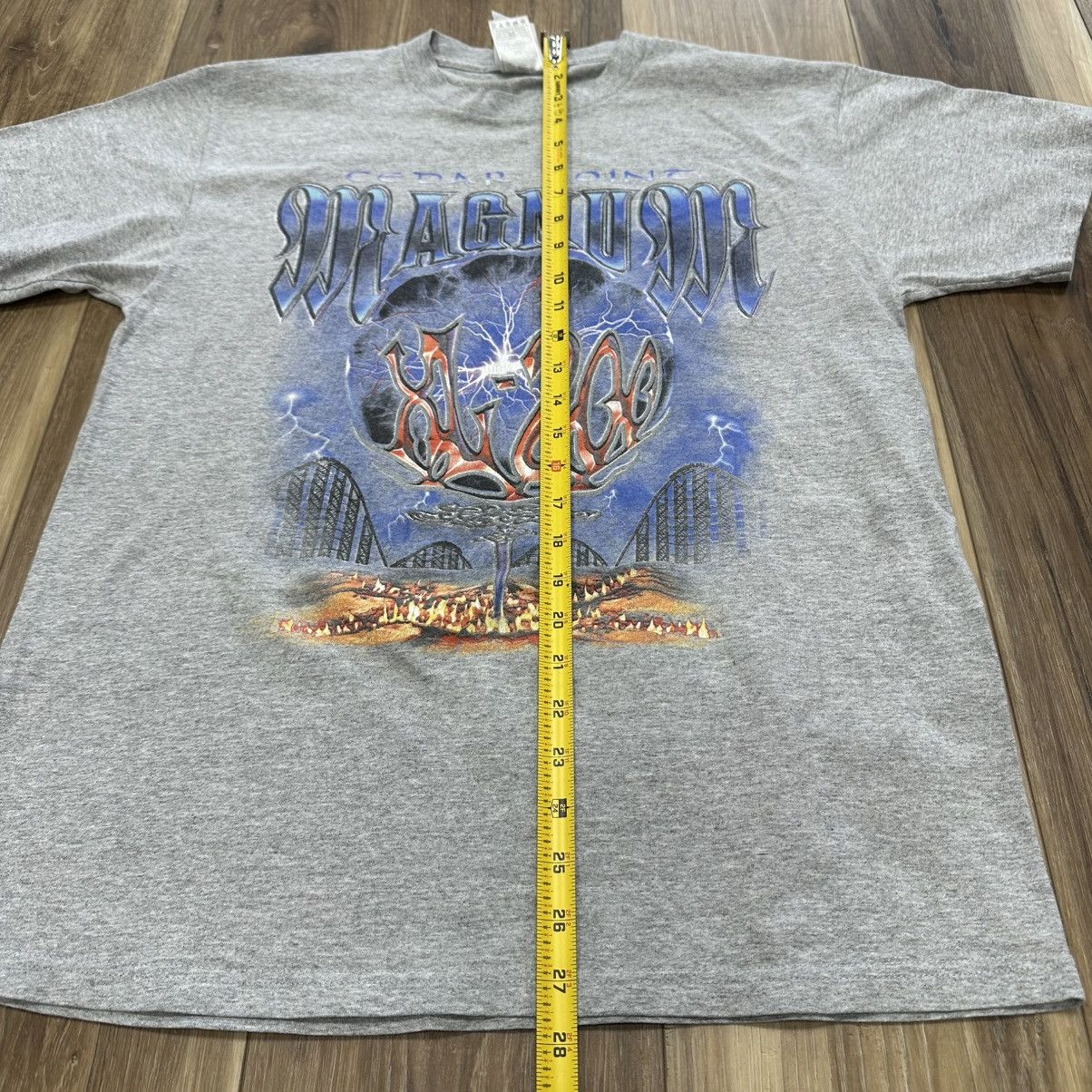 Vintage Vintage 90s Y2K Cedar Point Magnum XL-200 Graphic Tee Shirt Size US L / EU 52-54 / 3 - 7 Thumbnail