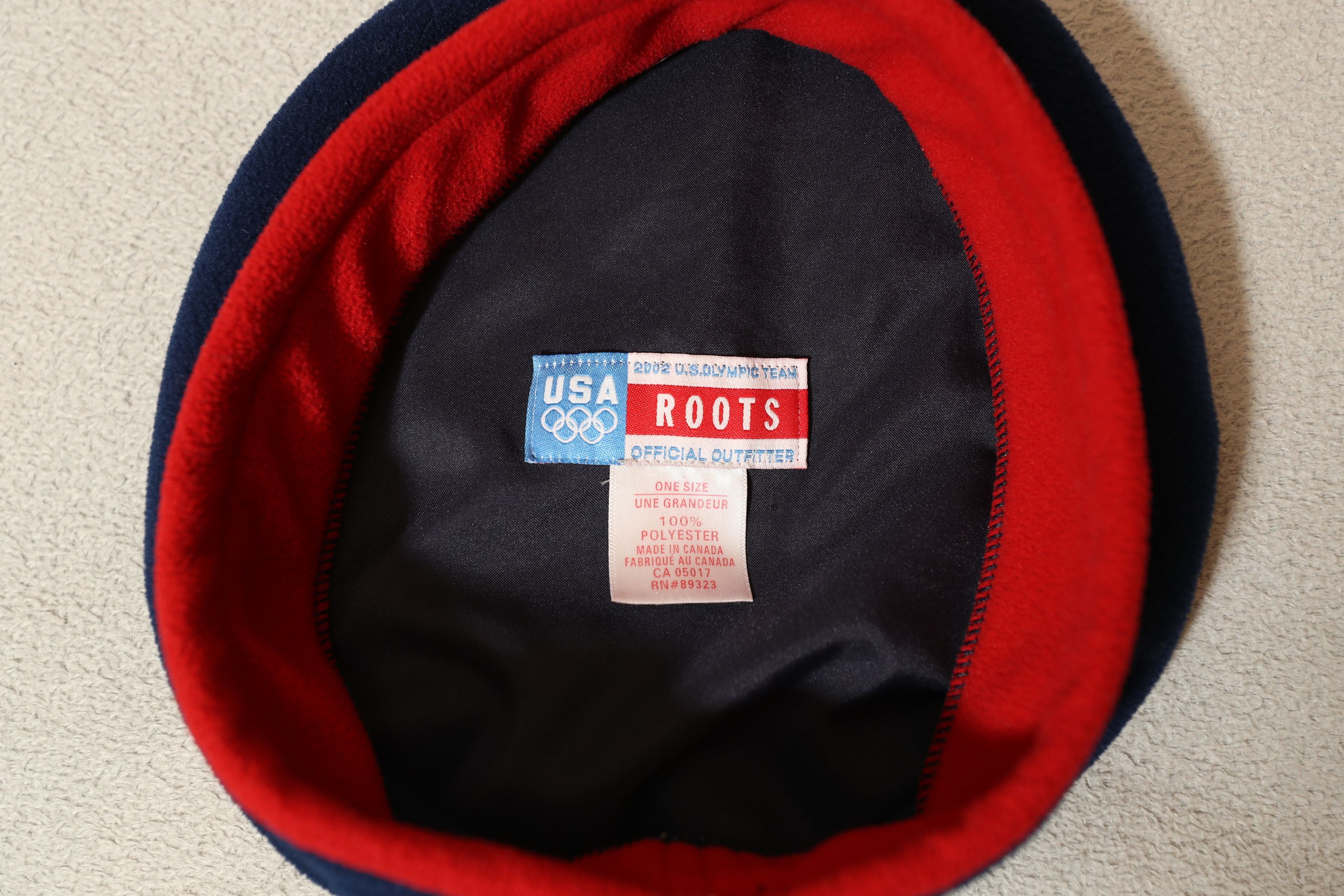 Roots Roots USA 2002 Olympic Beanie (OS) Size ONE SIZE - 4 Thumbnail
