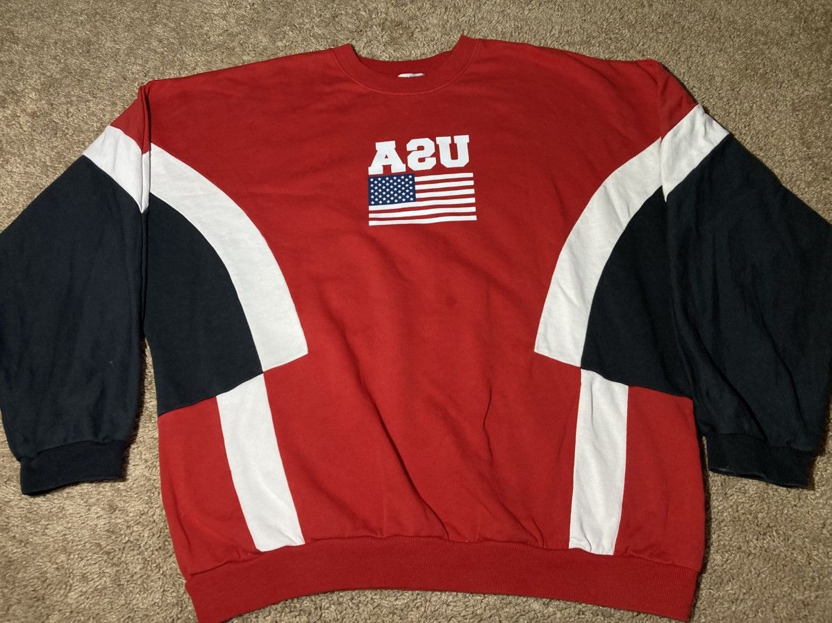 Willy Chavarria SS23 Willy Chavarria USA Reverse Logo Panel Sweatshirt 2023 Size US L / EU 52-54 / 3 - 2 Thumbnail