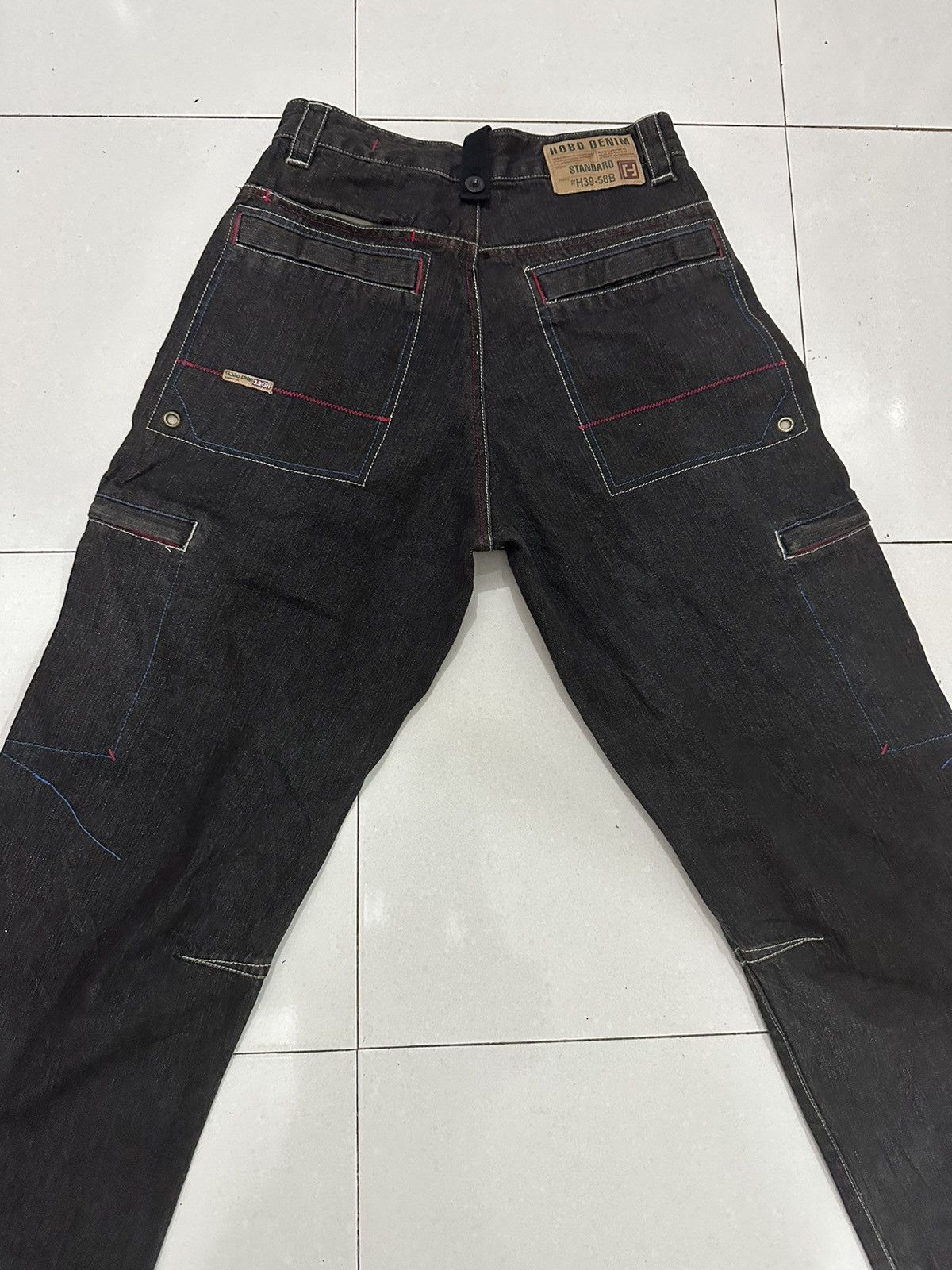 Japanese Brand VTG BOGO Denim Cargo Pants size Size US 30 / EU 46 - 11 Thumbnail