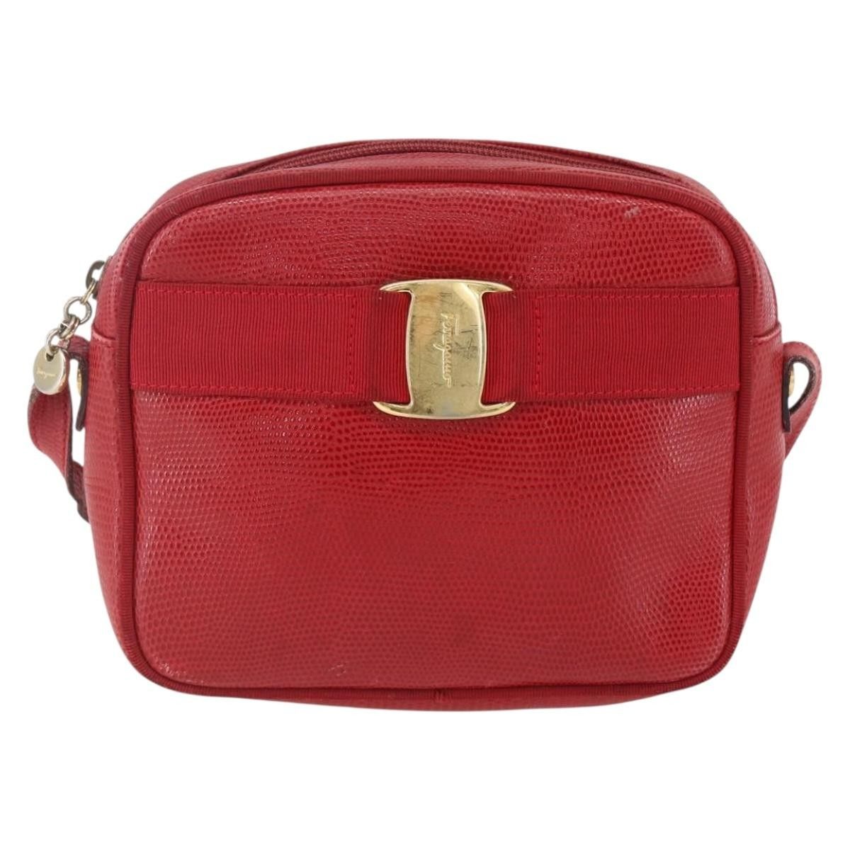 Salvatore Ferragamo Salvatore Ferragamo Vara Bow camera Leather Size ONE SIZE - 1 Thumbnail