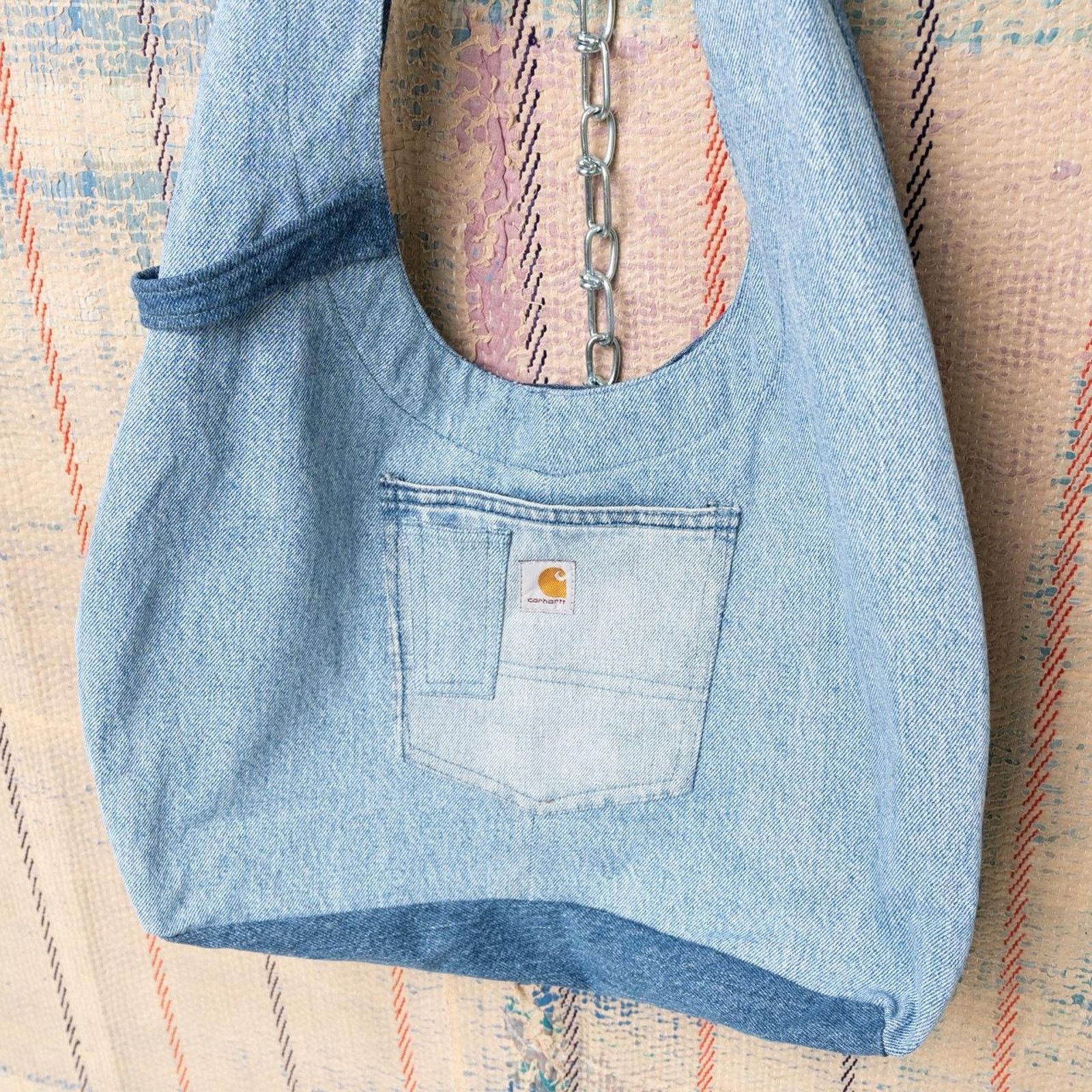 Carhartt Custom upcycled carhartt hobo bag Size ONE SIZE - 4 Thumbnail