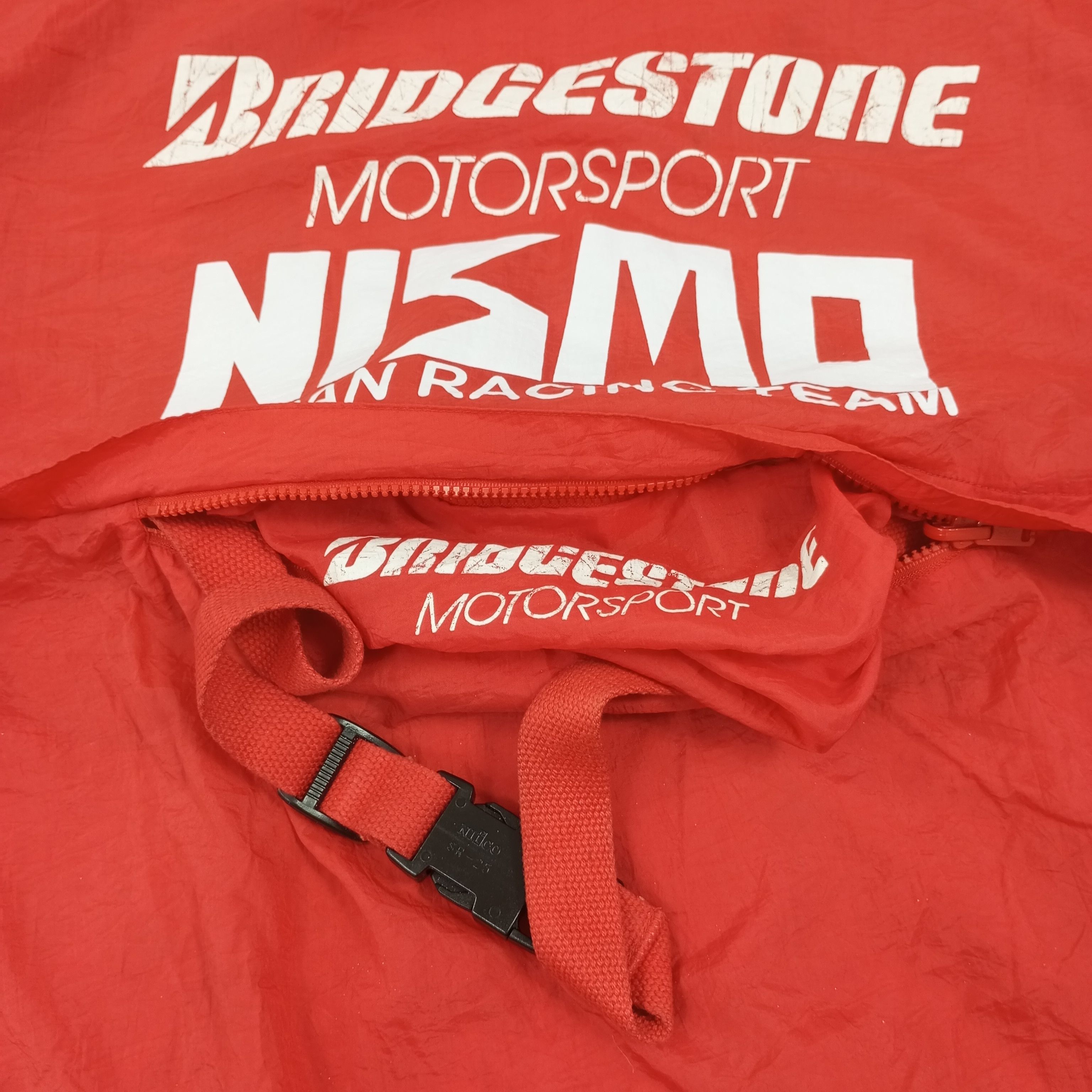 Vintage Bridgestone X Custom Nismo Nissan Racing Team Art Jacket Size US L / EU 52-54 / 3 - 3 Thumbnail