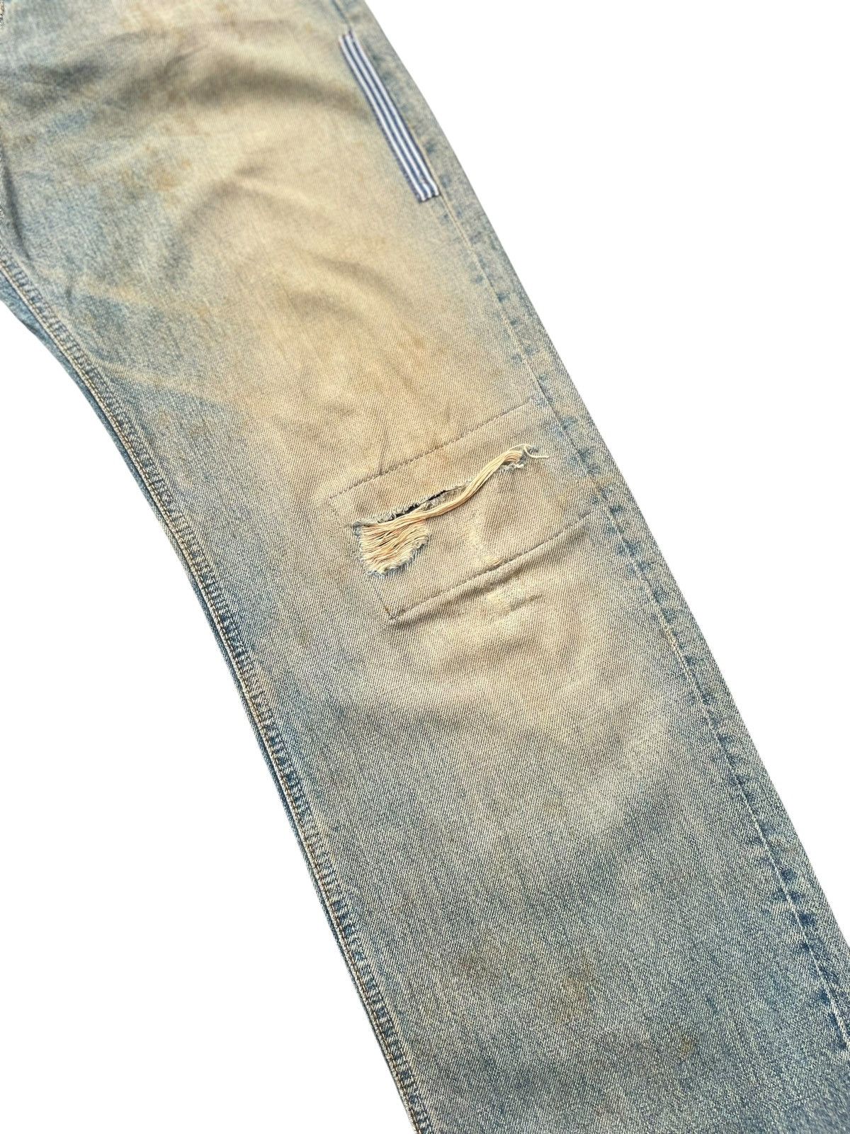 Lee Vintage Lee Riders Selvedge Distresed Denim Size US 29 - 5 Thumbnail