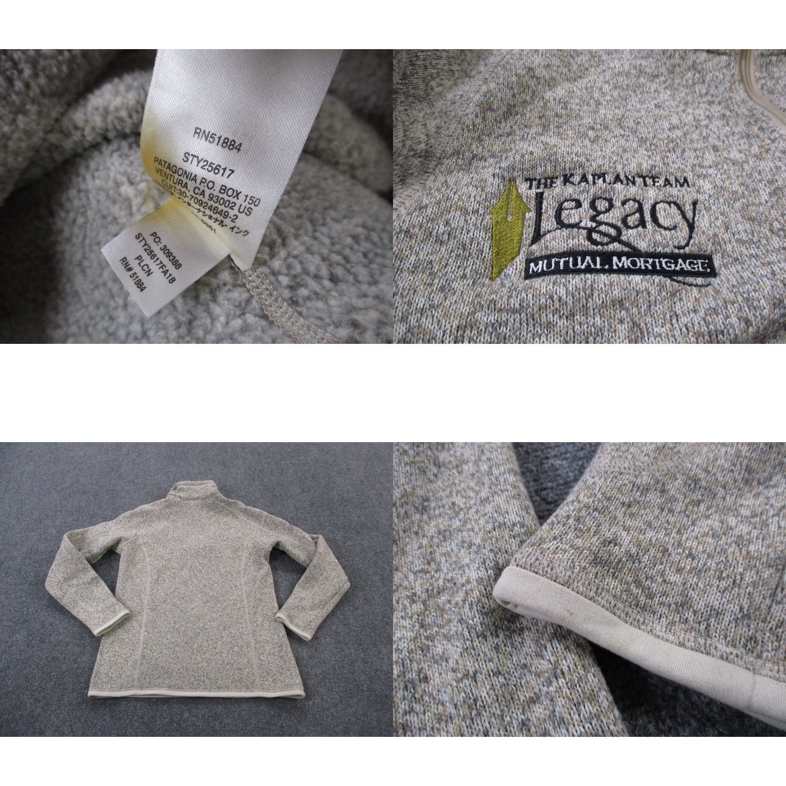 Patagonia Patagonia Jacket Women M Better Sweater Fleece Outdoor Windbreaker Zip Pockets Logo Beige Seasonal Outdoor Windswept Womens Size M / US 6-8 / IT 42-44 - 8 Thumbnail
