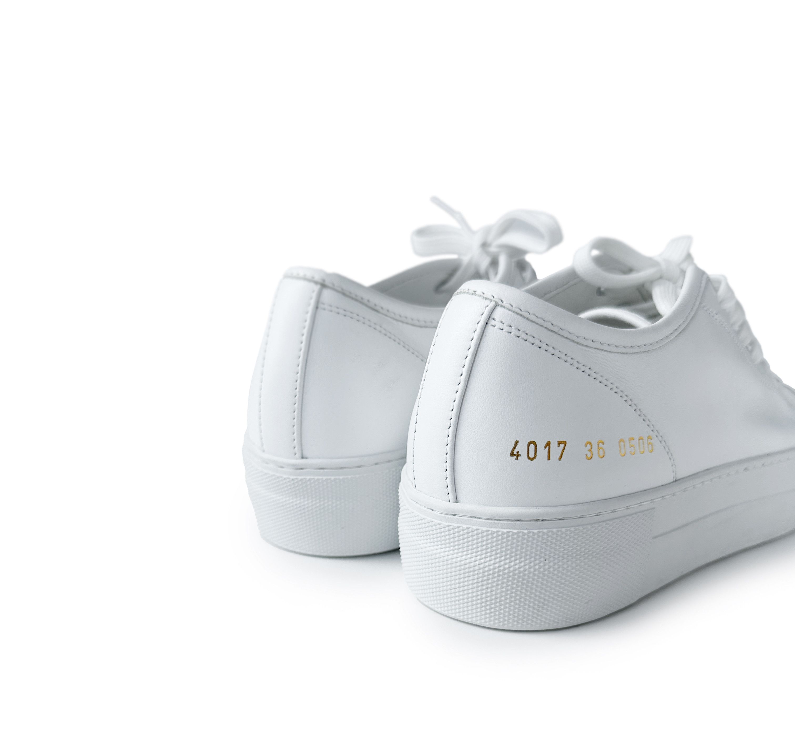 Common Projects Common Projects white Achilles leather sneakers Size US 6 / IT 36 - 5 Thumbnail