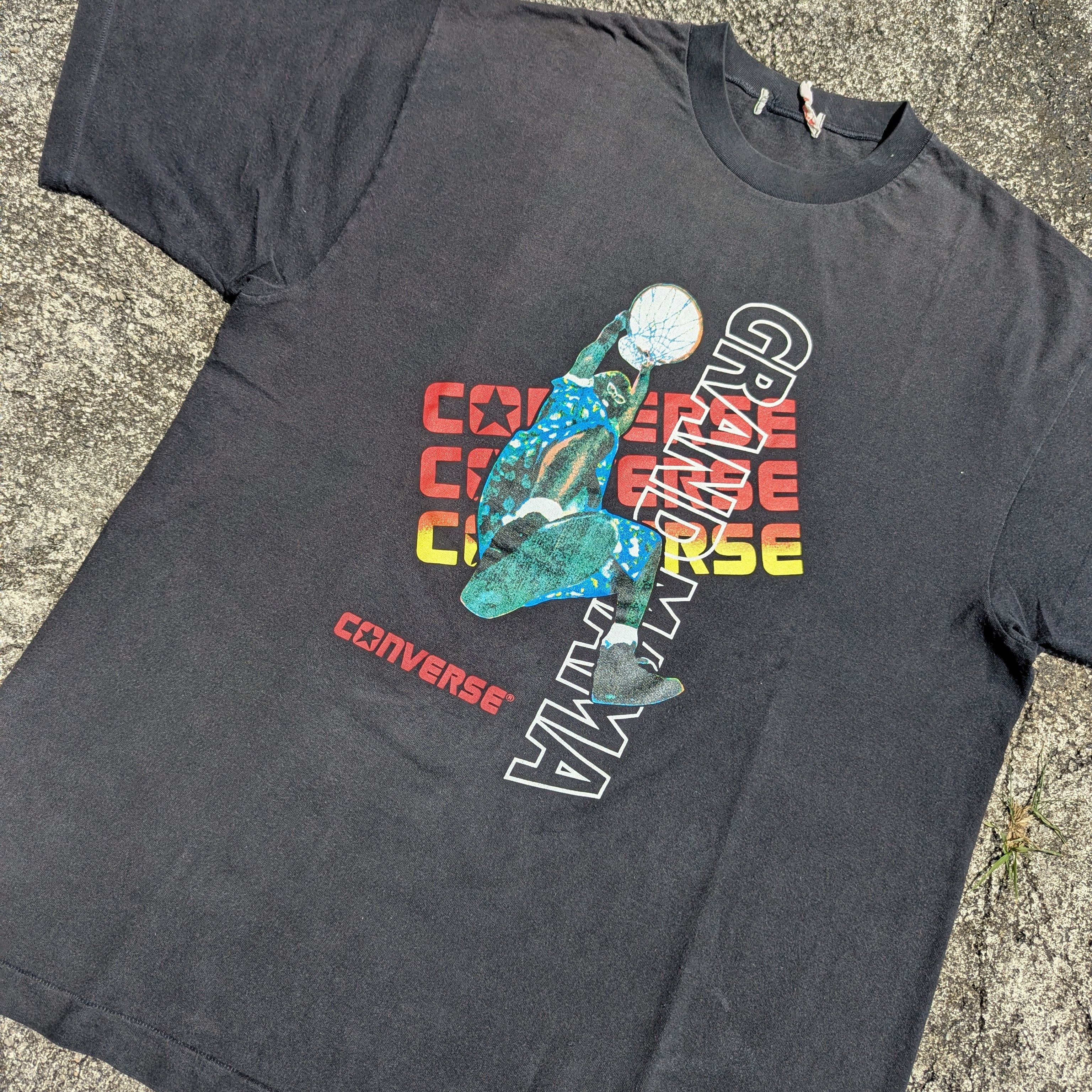 Converse Vintage 90s Dennis Rodman Converse Tee Size US L / EU 52-54 / 3 - 2 Thumbnail