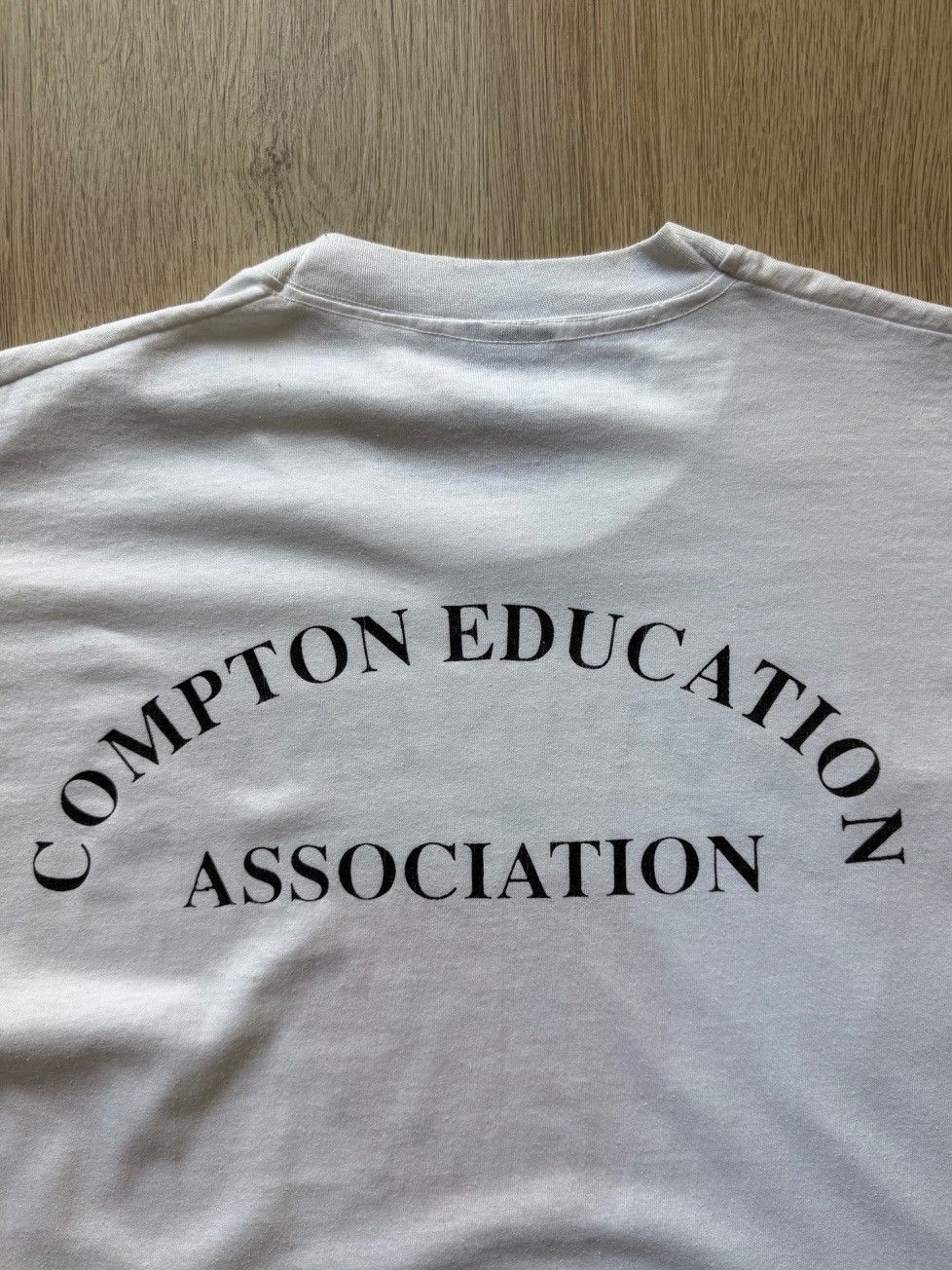 Vintage Vintage 90s RARE Compton Education Single Stitch Tee XL Size US XL / EU 56 / 4 - 4 Thumbnail