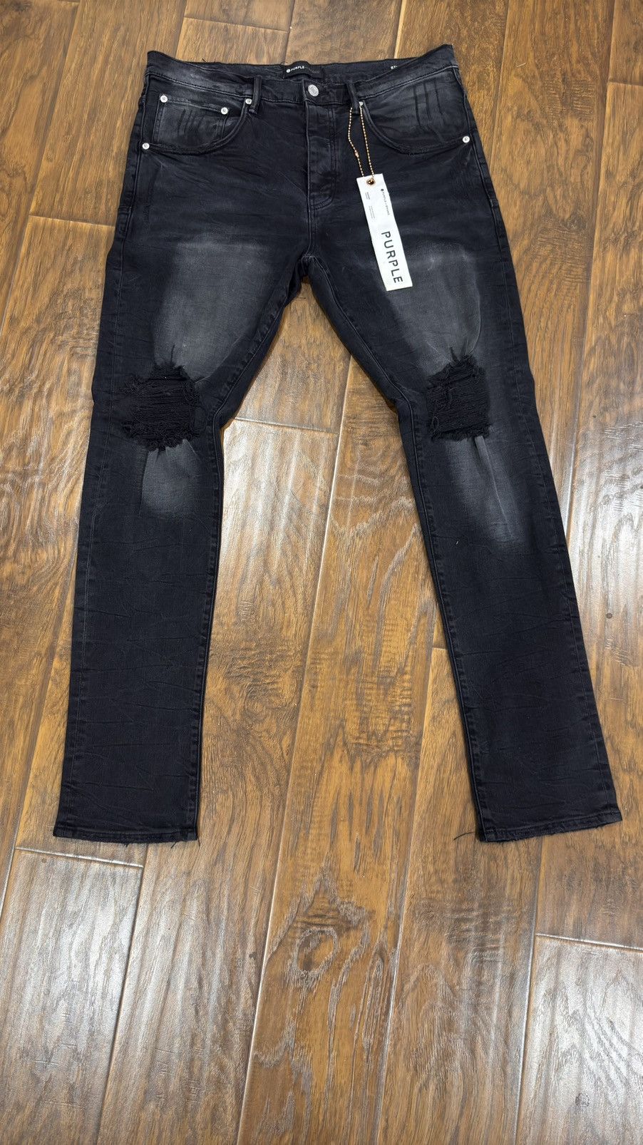 Purple Brand Purple Black Denim Jeans Size US 36 / EU 52 - 1 Thumbnail