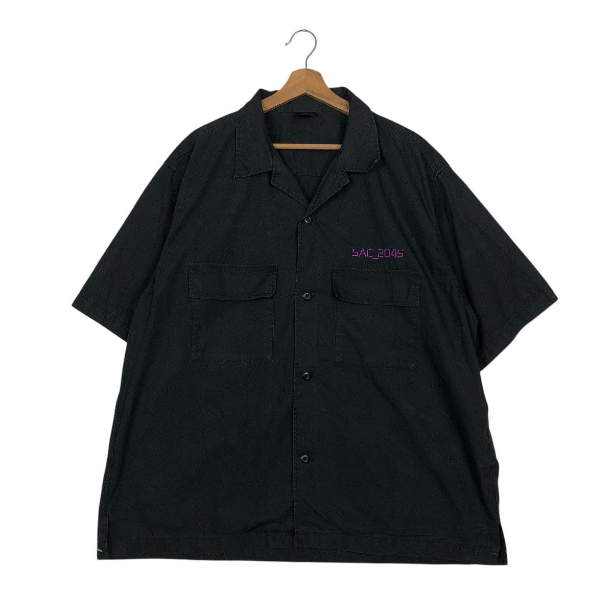 Cartoon Network 🔥VINTAGE BOWLING SHIRT BUTTON UPS GHOST IN THE SHELL Size US XXL / EU 58 / 5 - 3 Thumbnail