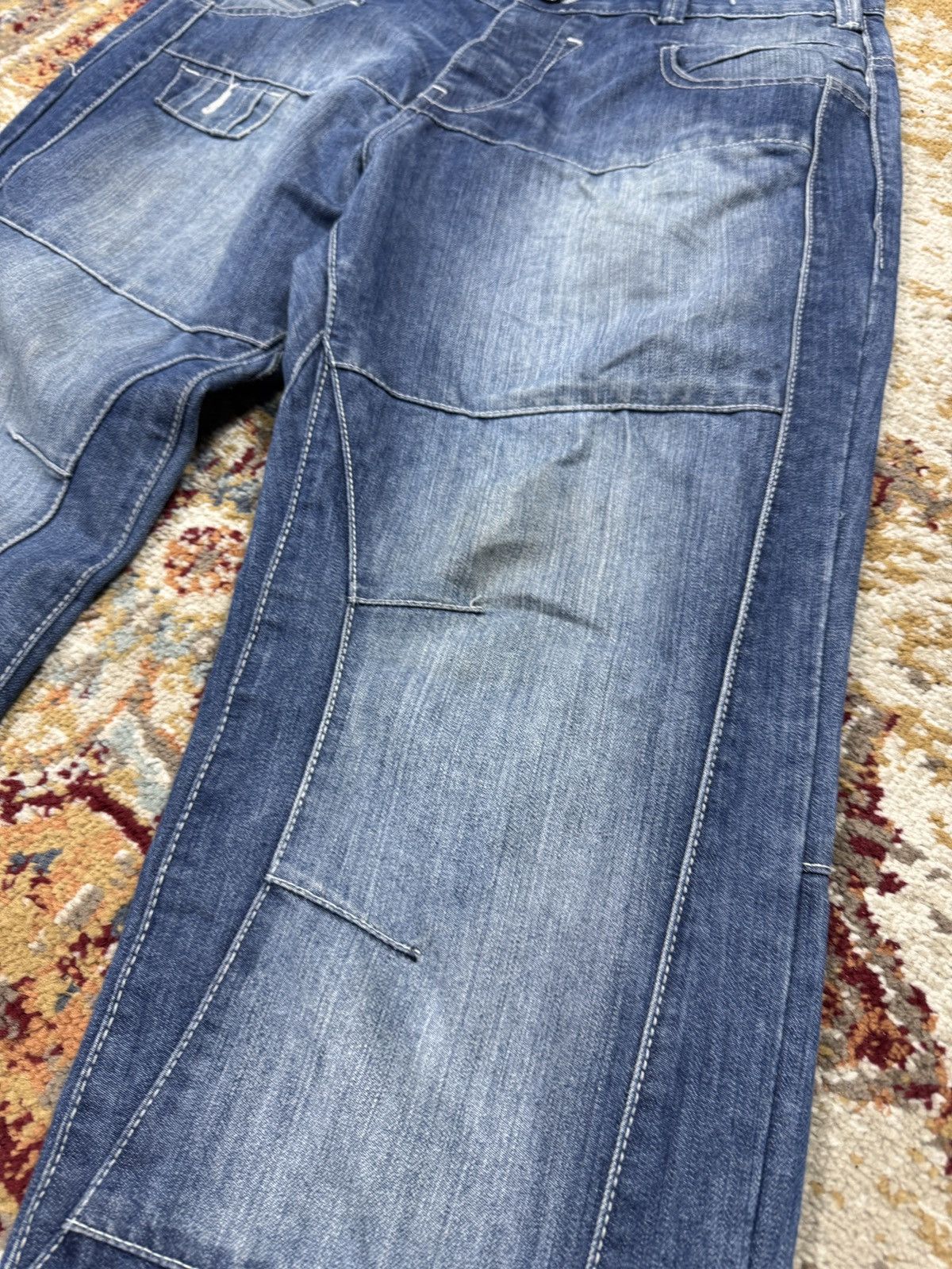 Other ᶠᵃⁿᶜʸᵍᵘʸ Vintage Baggy Washed Denim Jeans Wide leg Y2K Size US 36 / EU 52 - 4 Thumbnail