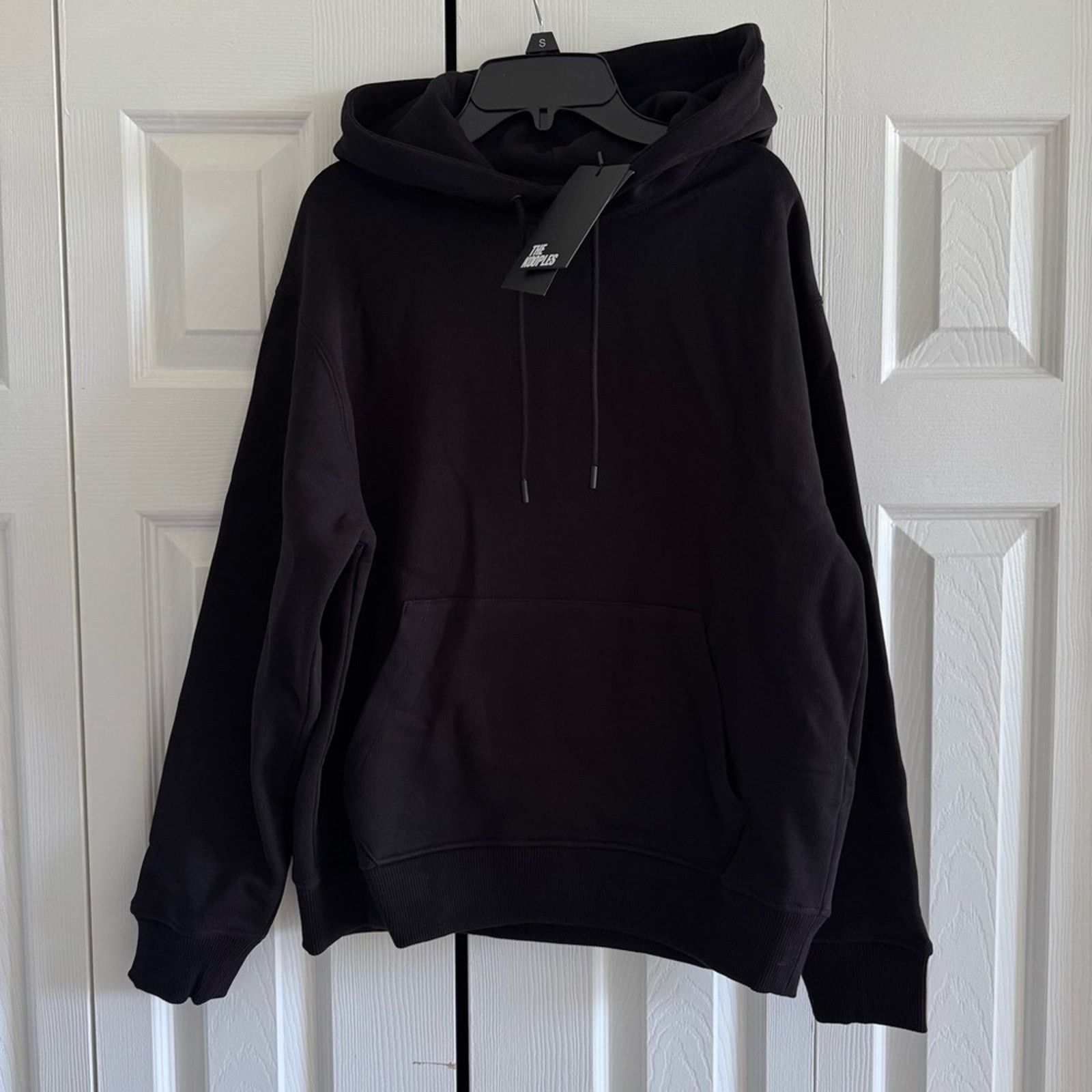The Kooples NWT! The KOOPLES Black Hoodie Rhinestones Size 1, Authentic Size S / US 4 / IT 40 - 5 Thumbnail