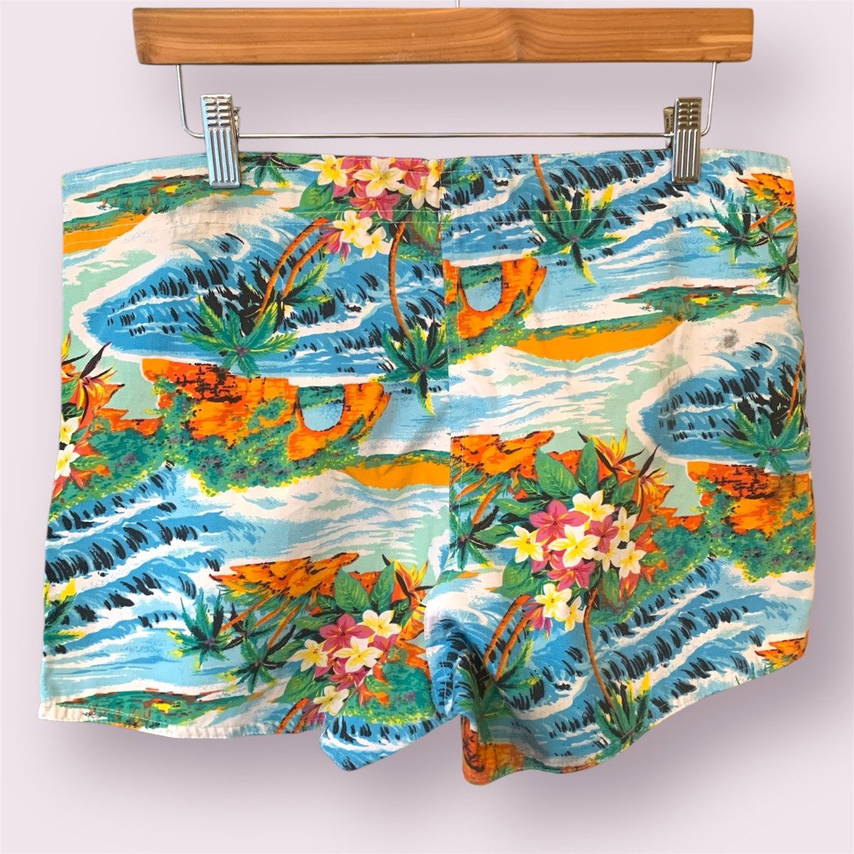 Vintage 60s VTG Board Shorts Swim Trunks Size US 42 / EU 58 - 2 Thumbnail