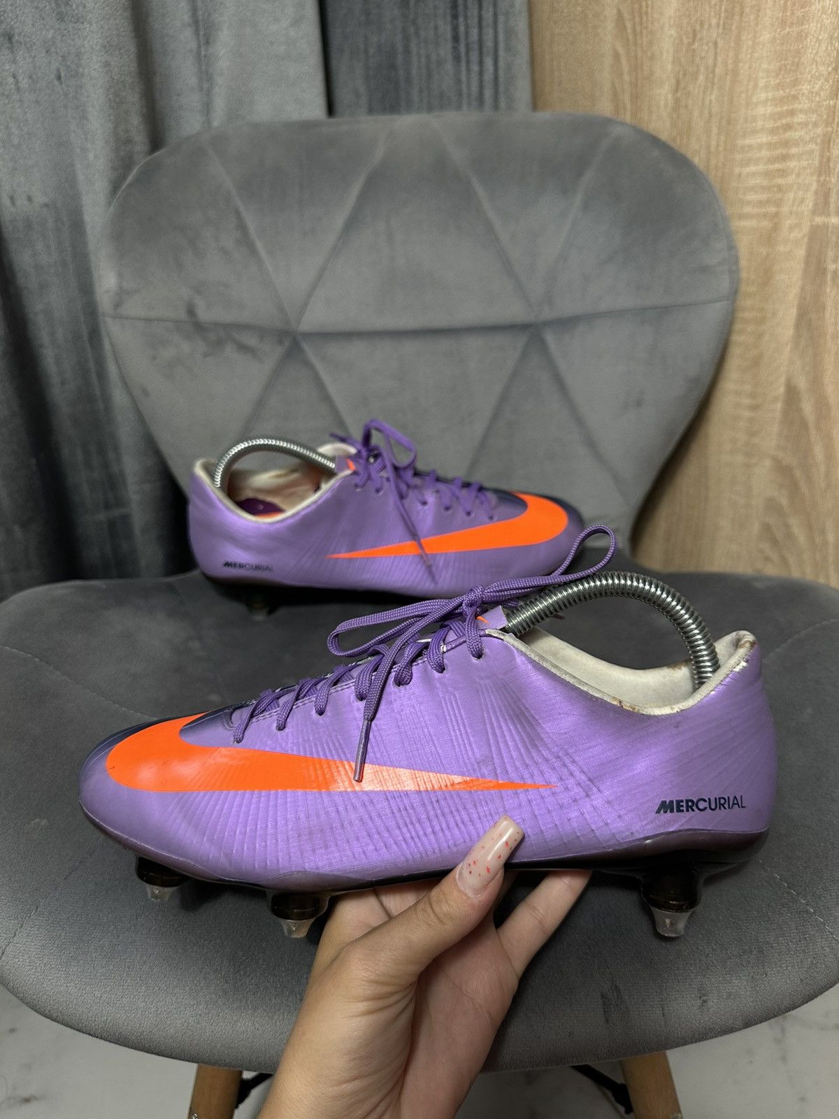 Nike × Vintage Mens Boots Nike Mercurial Vapor Superfly 2 II Sg Size US 7.5 / EU 40-41 - 2 Thumbnail