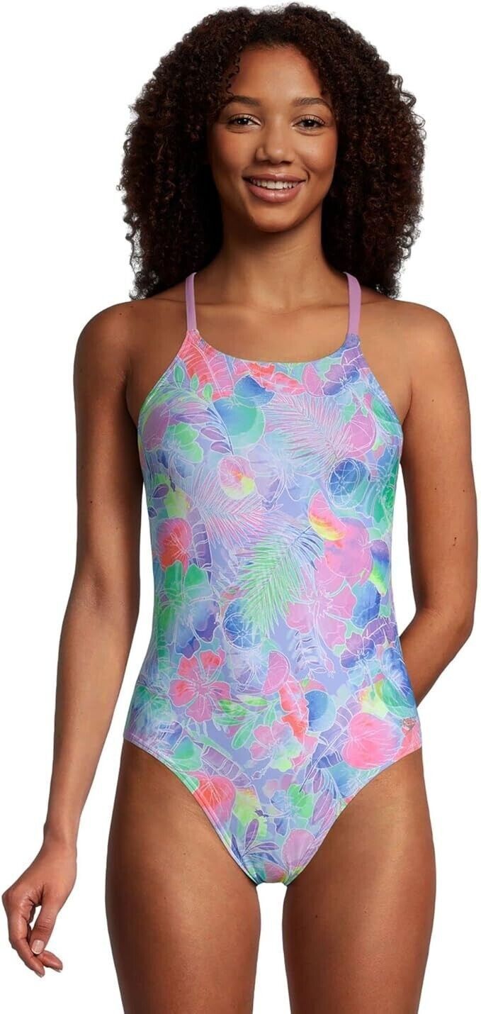 Speedo Speedo womens Women's Swimsuit One Piece Endurance Turnz Ti Size XS / US 0-2 / IT 36-38 - 1 Thumbnail