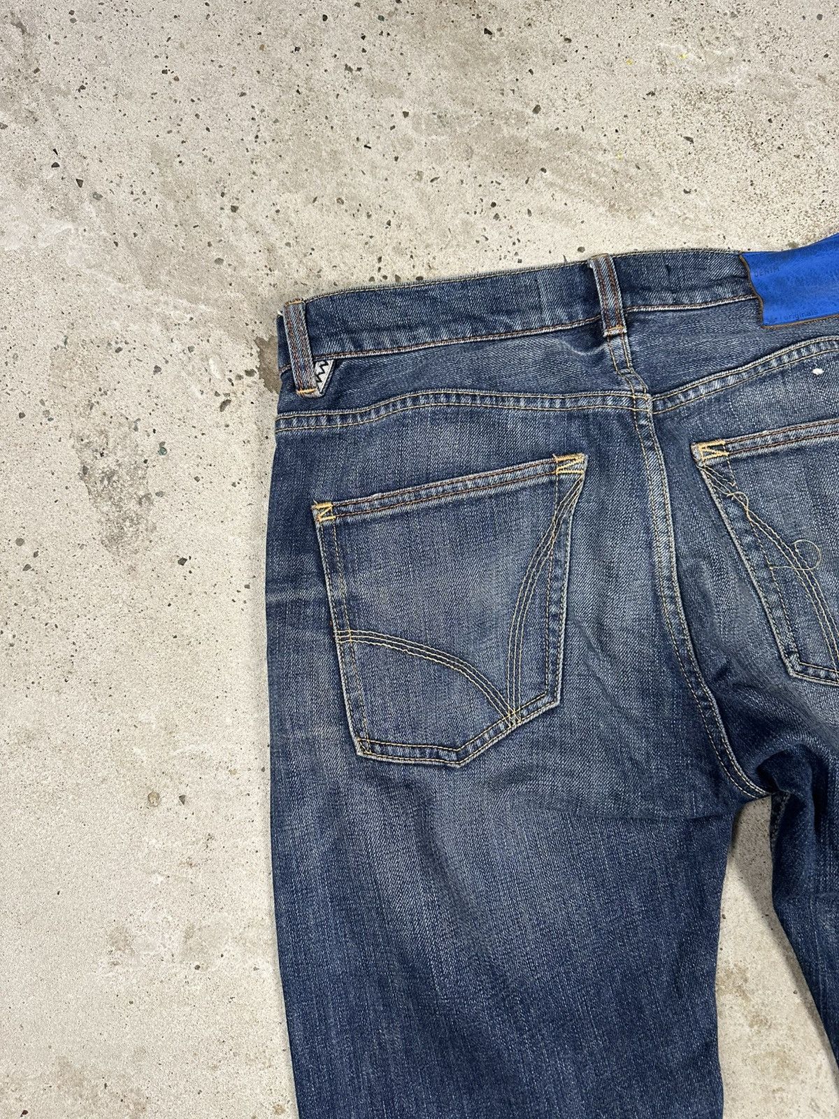 Adidas RARE Adidas Conductor Washed Navy Denim Pants Jeans y2k Size US 29 - 17 Thumbnail