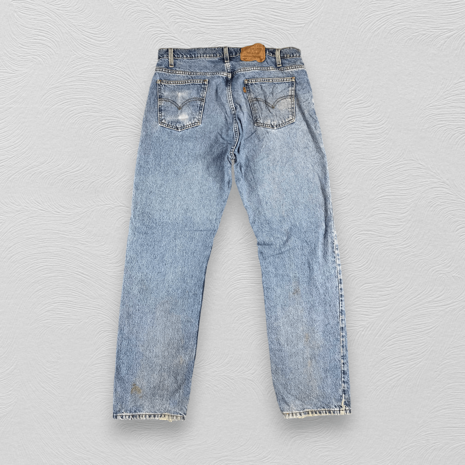 Levi's Vintage 90s Levi's 505 Jeans Orange Tab Denim KJ185 Size US 37 - 2 Thumbnail