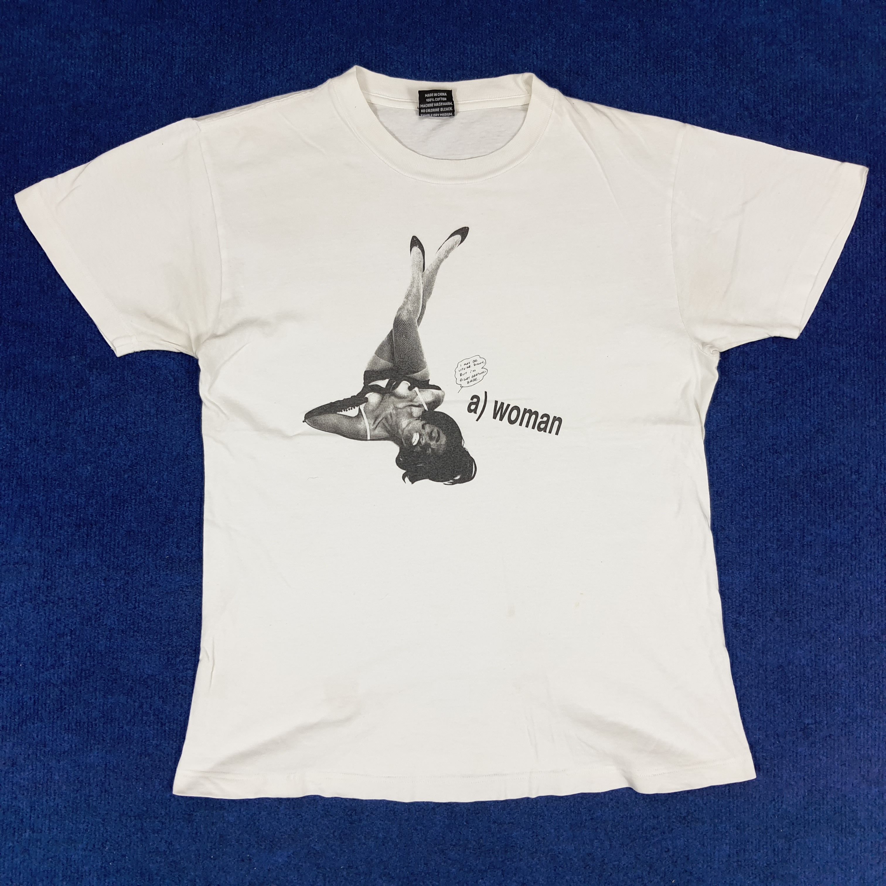 Vintage 90s Original Vintage CG Design Photo Picture T-shirt C126N14 Size US M / EU 48-50 / 2 - 1 Thumbnail