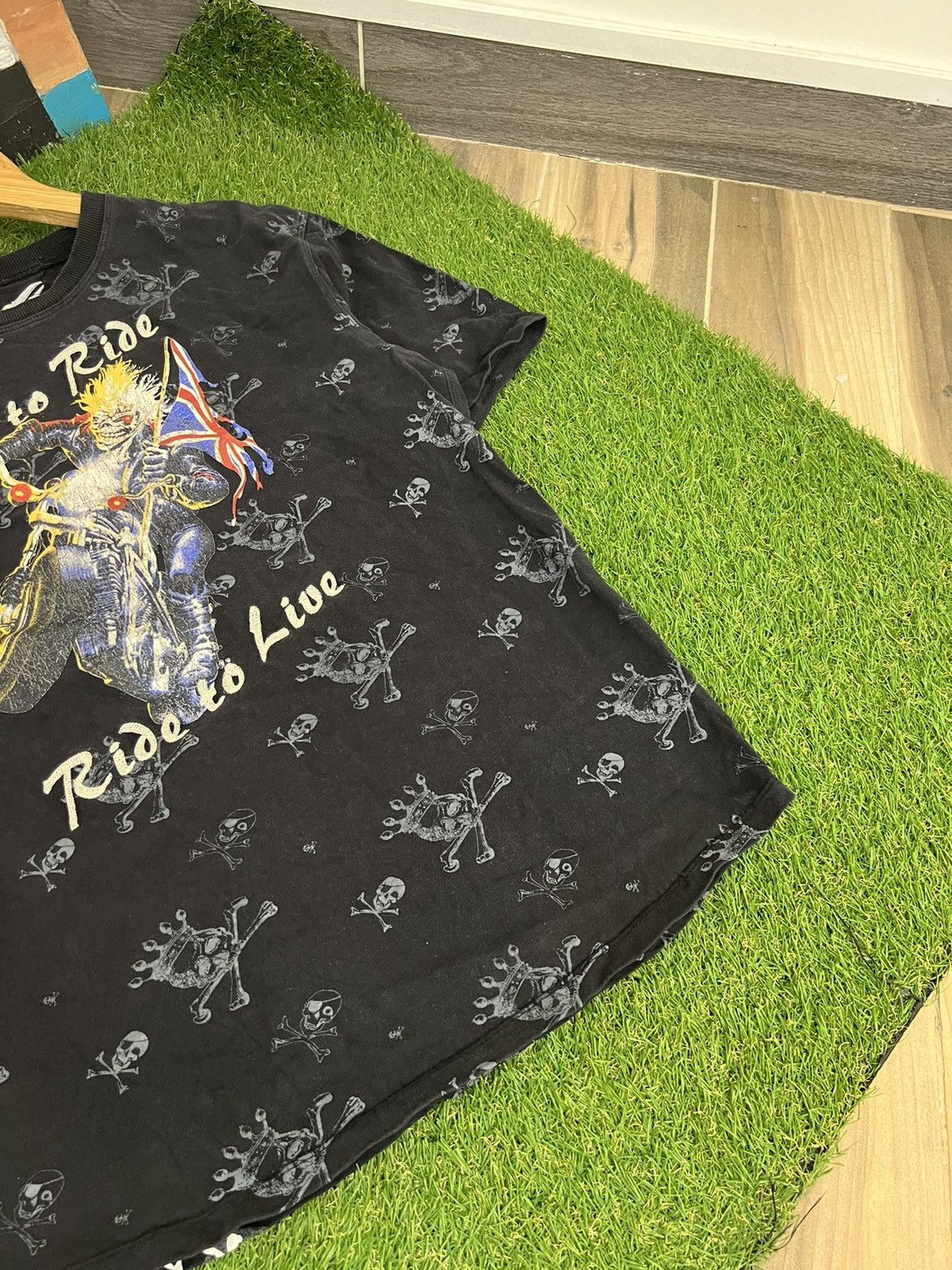 Vintage 🔥 Vintage Y2K Ringspun Avant Garde Gothic Religion Tee Rare Size US L / EU 52-54 / 3 - 6 Thumbnail