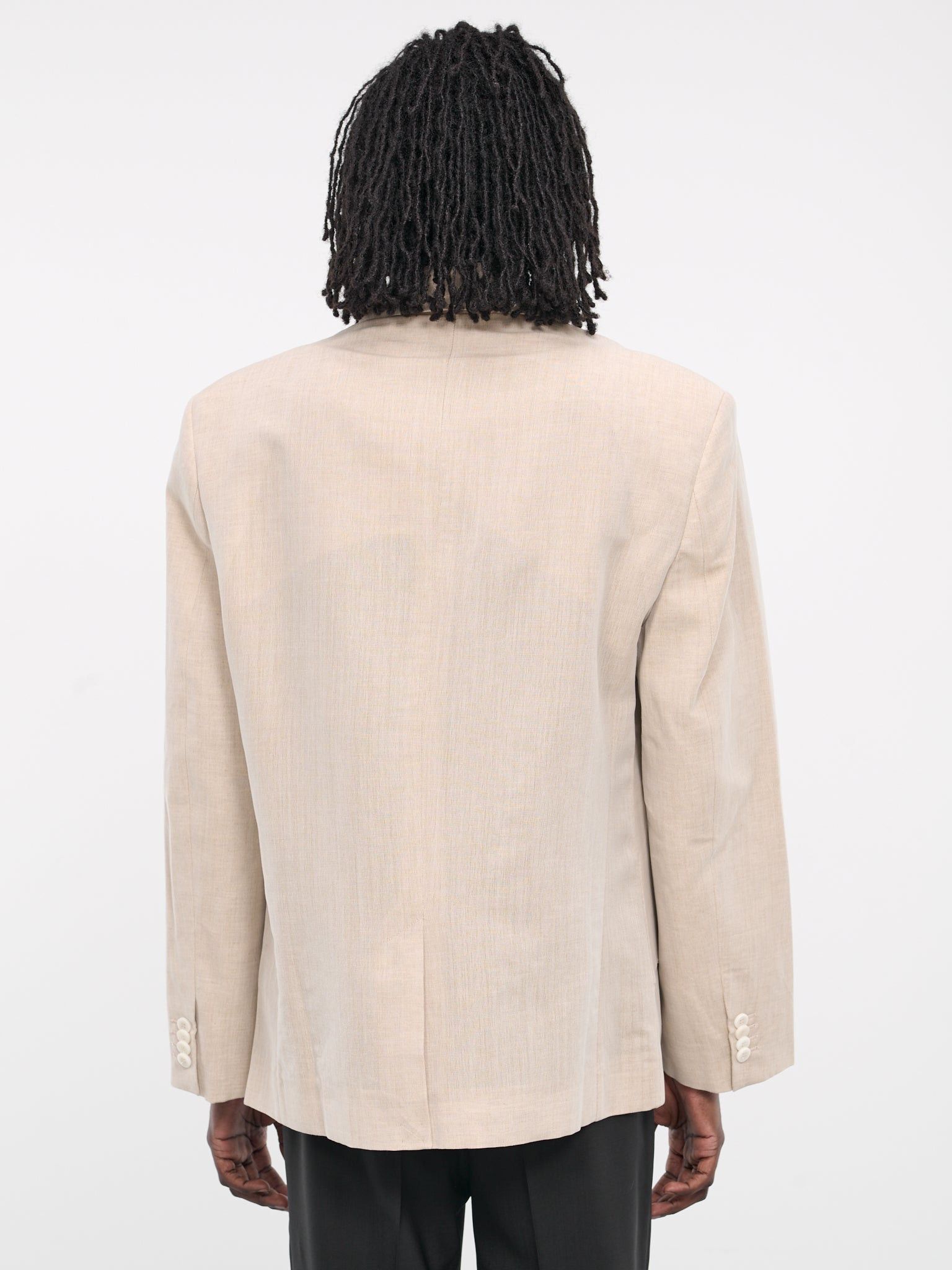 Jacquemus o1s22i1n1024 Single Breasted Jacket in Beige Size US M / EU 48-50 / 2 - 3 Thumbnail