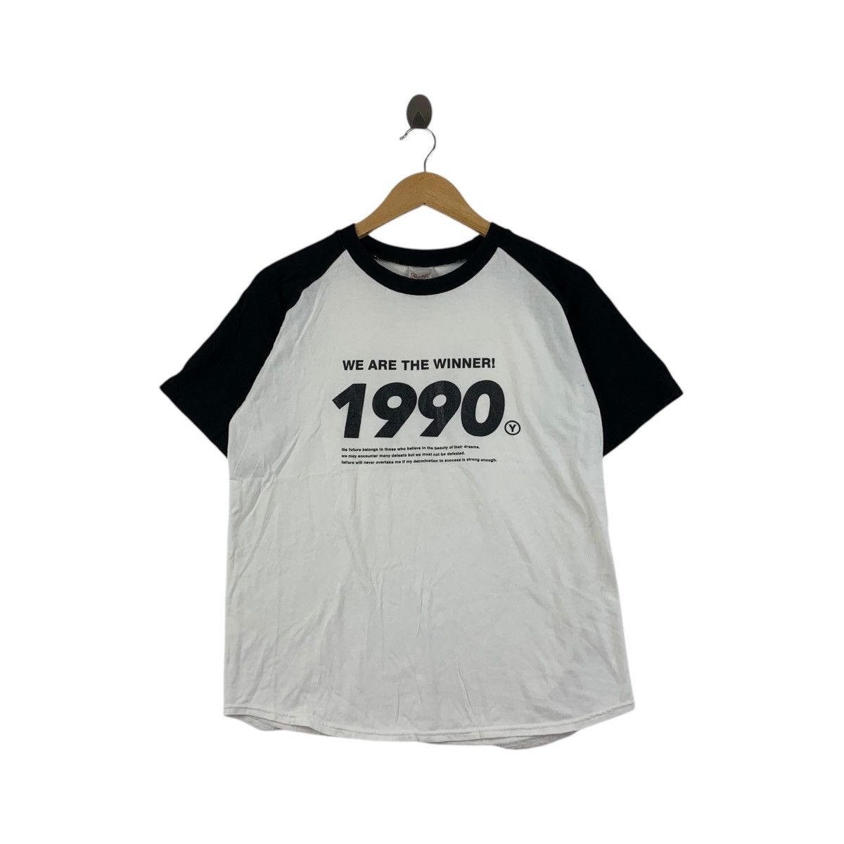 Vintage Vintage JAPAN RACING BAND WINNER 1990 Raglan Tee Shirt Size M / US 6-8 / IT 42-44 - 1 Thumbnail