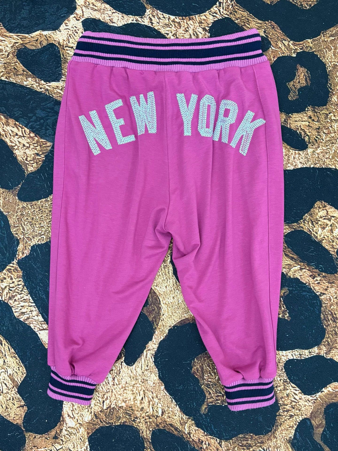 Other lb03 letter embroidery batwing sleeves 7/8 elastic waist tracksuit Size M / US 6-8 / IT 42-44 - 9 Thumbnail