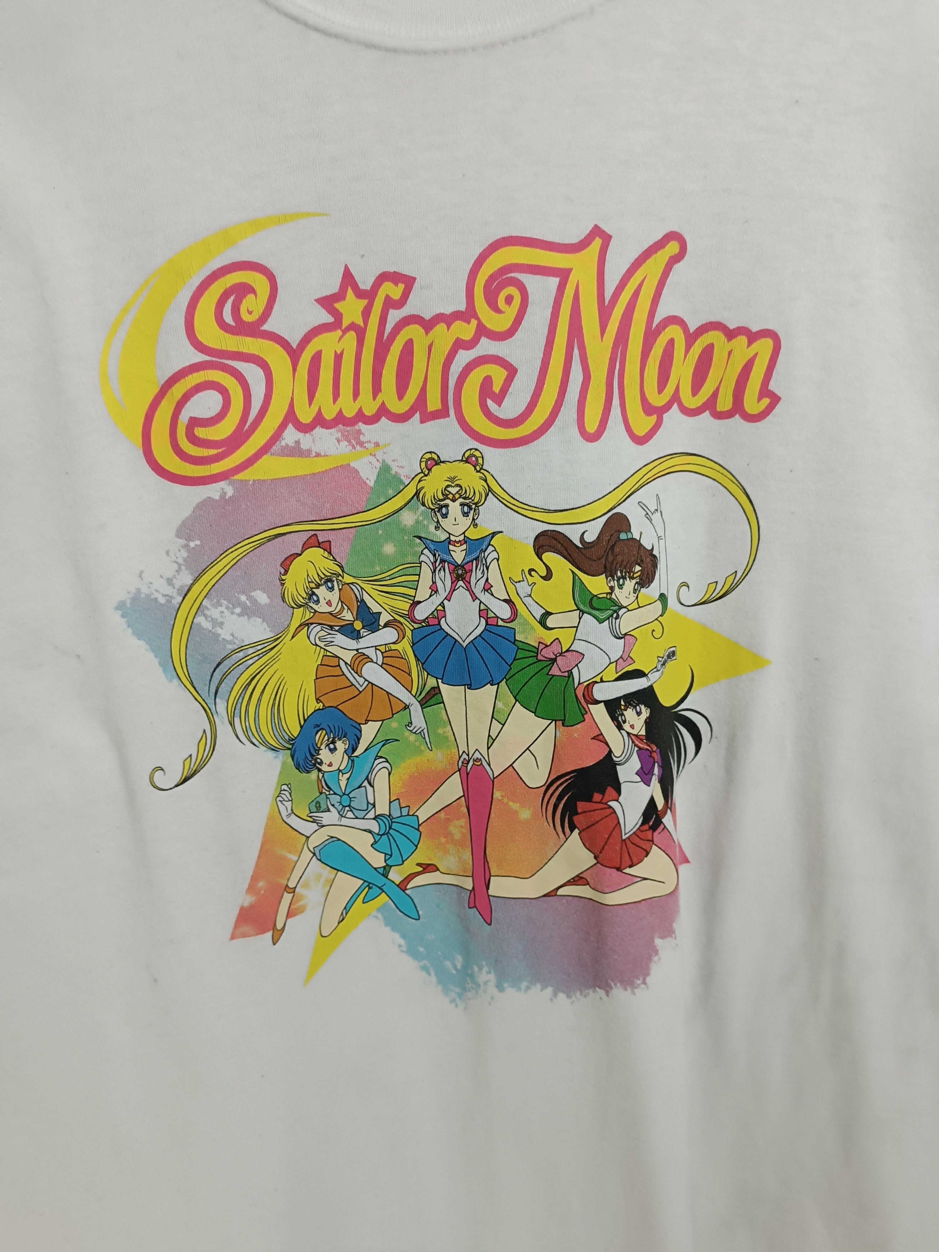 Anime VINTAGE SAILOR MOON ANIME MANGA TEE INUYASHA Size US XL / EU 56 / 4 - 12 Thumbnail