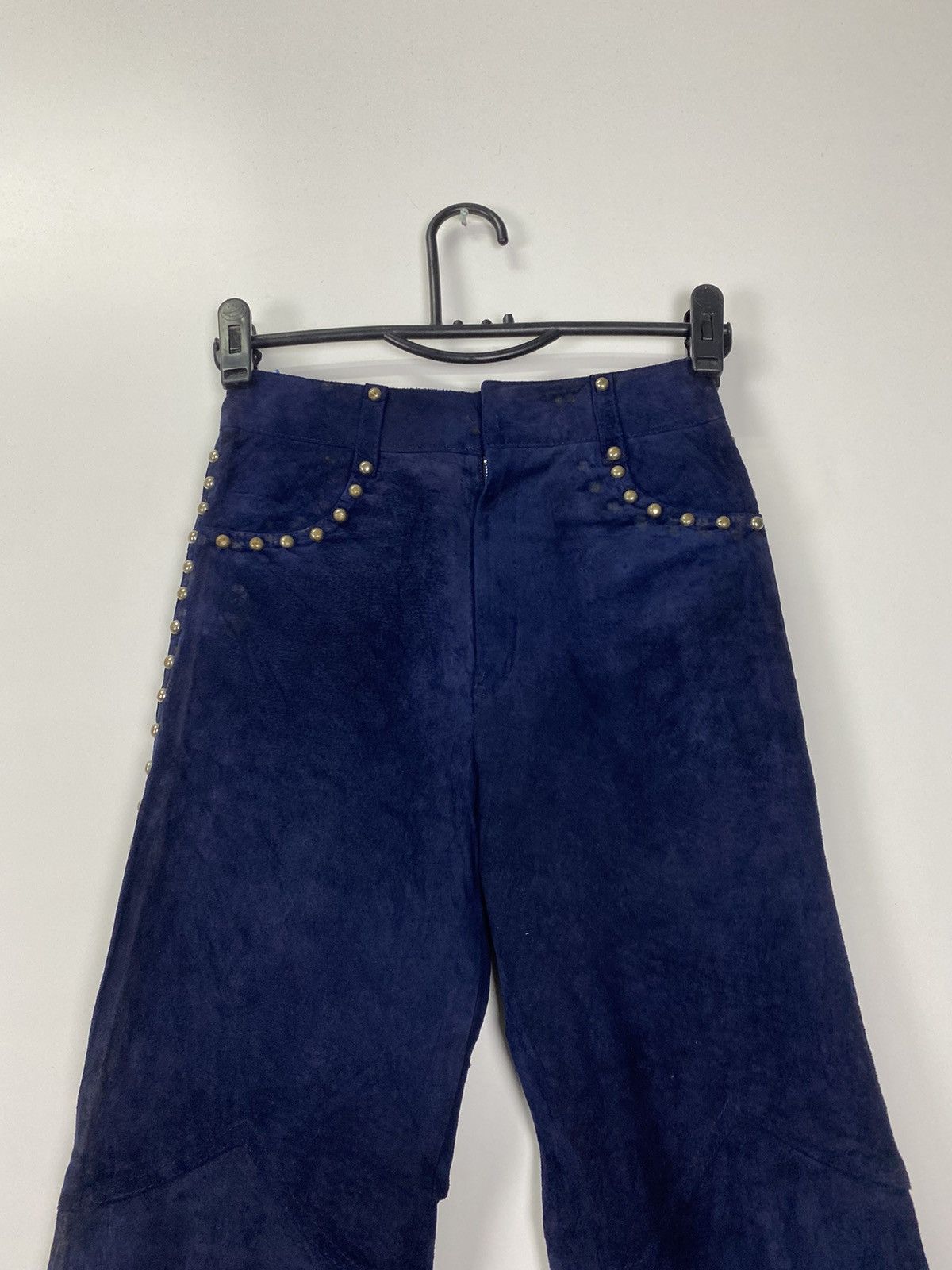 Leather Vintage Suede Leather Cowboy Fashion Size 24" / US 00 / IT 34 - 3 Thumbnail