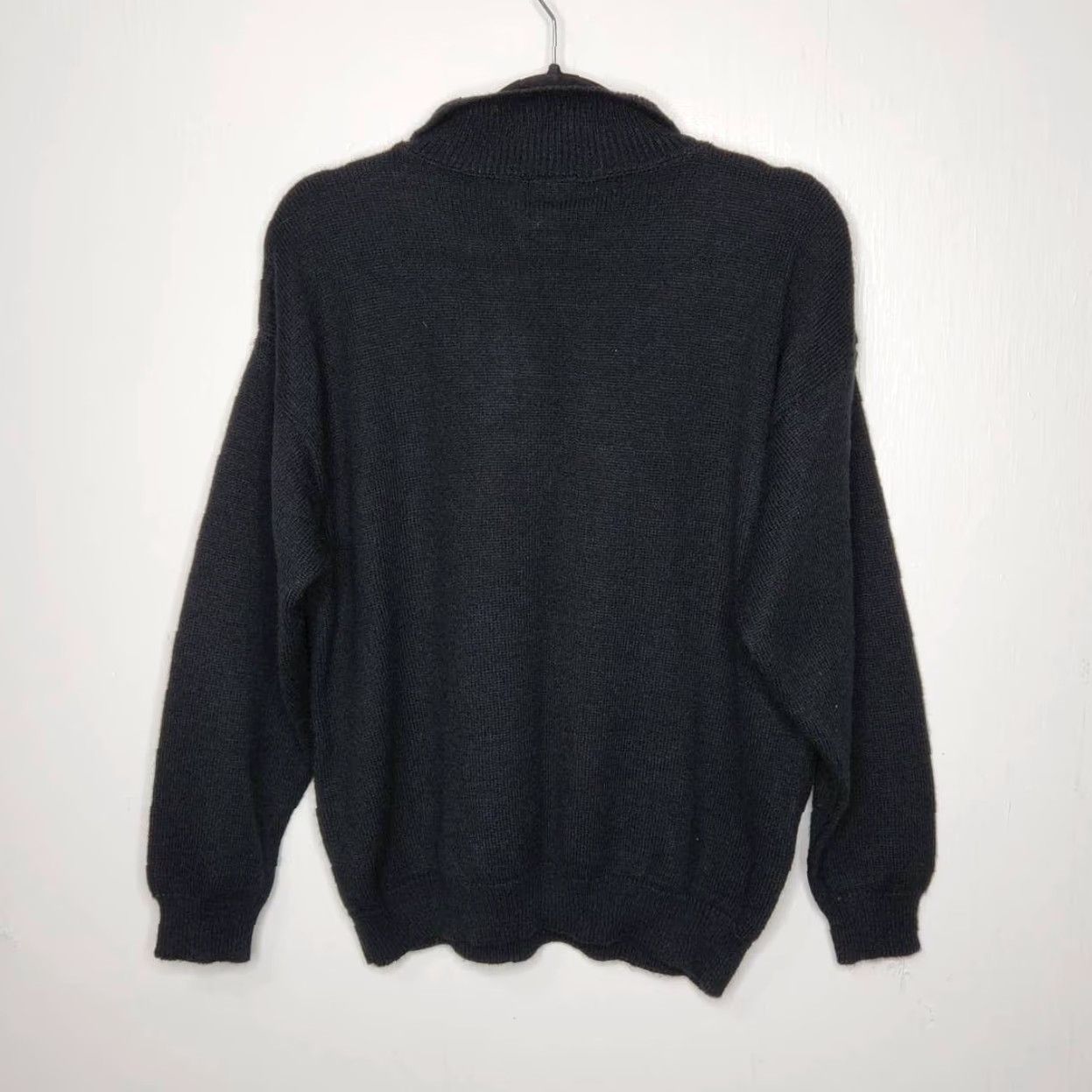 Vintage VINTAGE Nan Dorsey Sweater Polo Shirt Black White Polka Dot Pullover M Unisex Adults 80s VTG Size M / US 6-8 / IT 42-44 - 6 Thumbnail
