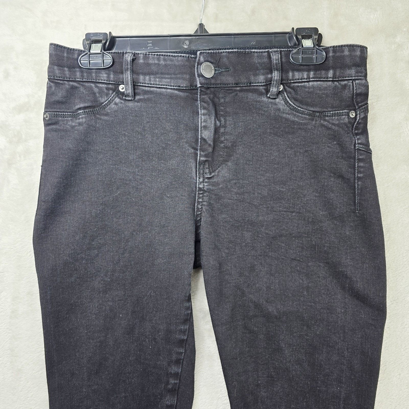 Juicy Couture Juicy Couture Capri Jeans Women Size 8 Black Strech 30x22 Size 30" / US 8 / IT 44 - 2 Thumbnail