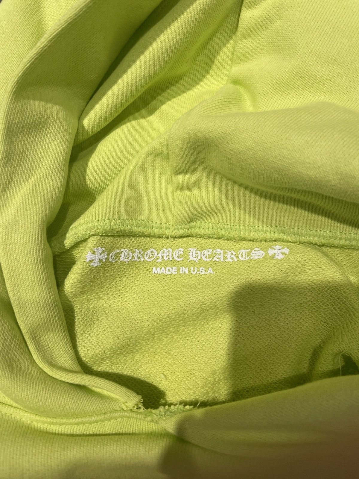 Chrome Hearts Chrome Hearts Matty Boy Link Hoodie Lime Size US L / EU 52-54 / 3 - 3 Thumbnail
