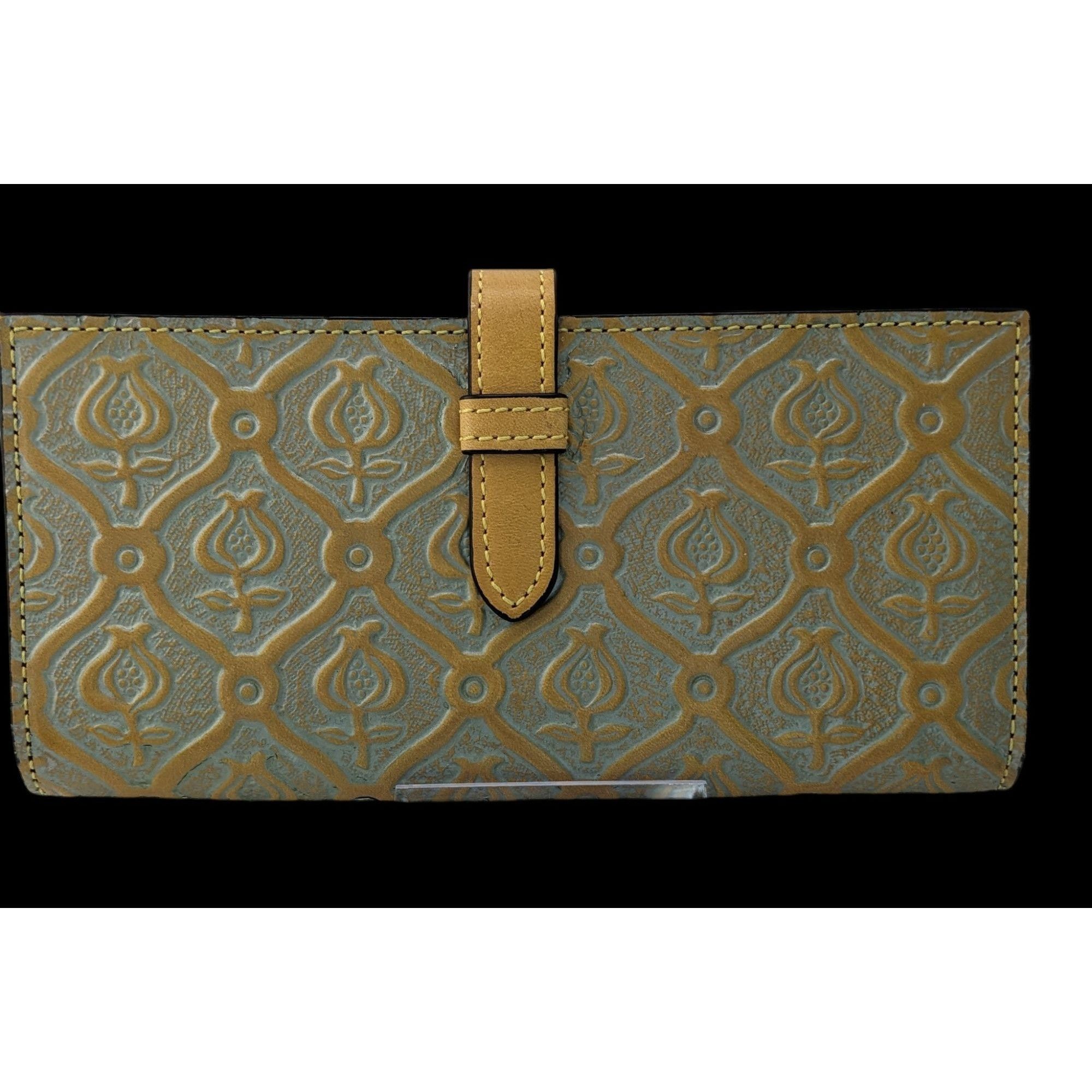 Other Meryan Embossed Isabelino Wallet In Handworked Vegetable Tan Size ONE SIZE - 1 Thumbnail