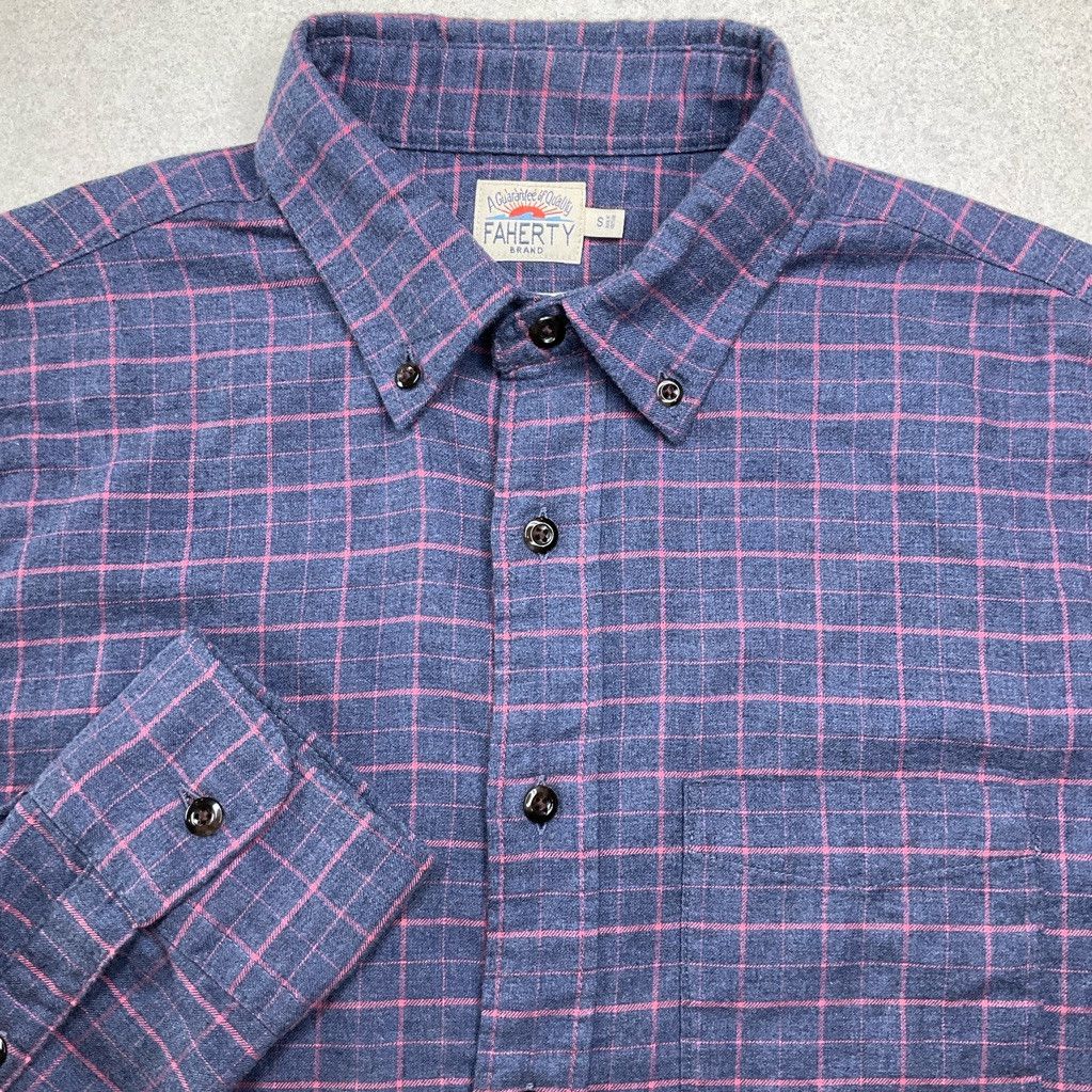 Faherty Faherty Featherweight Flannel Small Button Up Long Sleeve Size US S / EU 44-46 / 1 - 2 Thumbnail