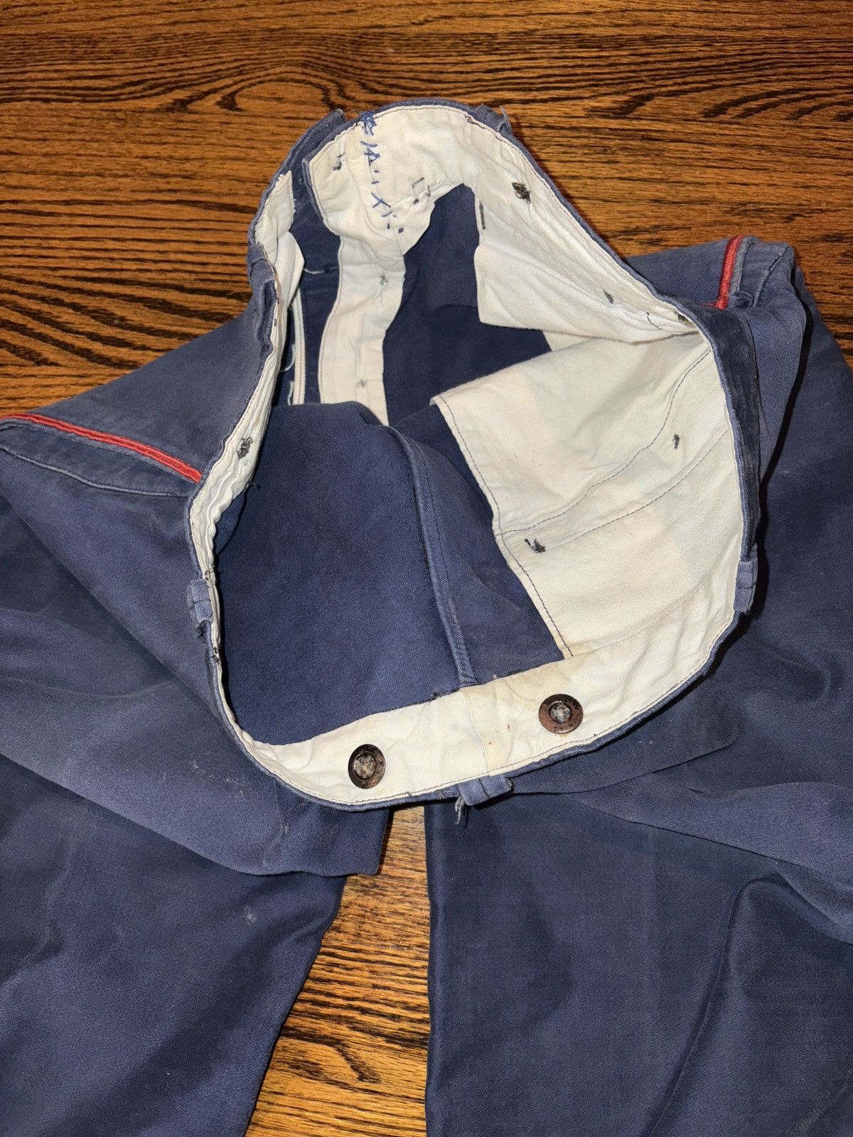 Vintage Rare French workpants - bleus de travail Size US 31 - 2 Thumbnail