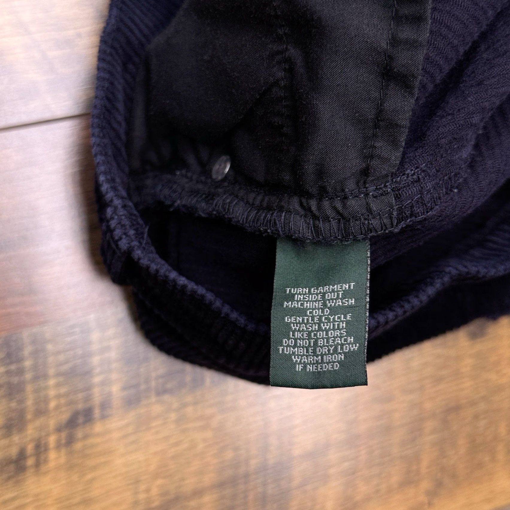 Ralph Lauren Lauren Ralph Lauren Jeans Straight 12 Womens Navy Blue Denim 5-Pocket Stretch Classic Modern Belt Loops Size 34" / US 12 / IT 48 - 6 Thumbnail