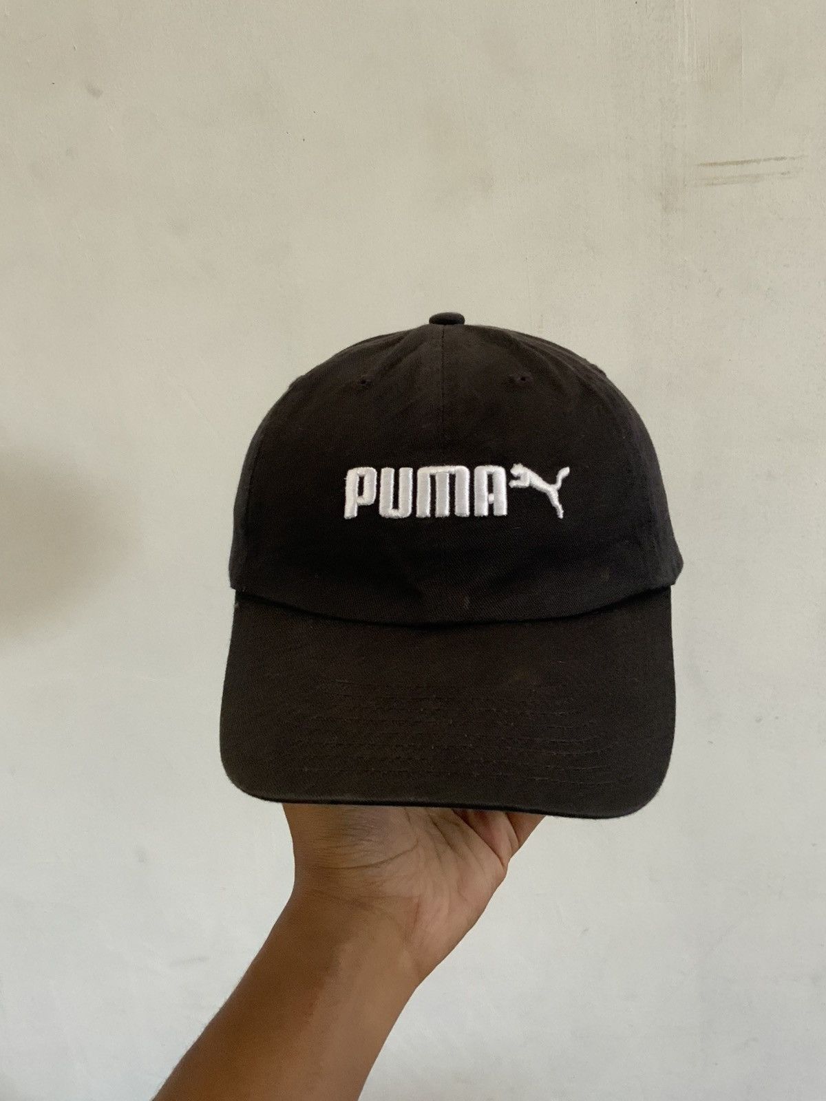 Puma Puma Spellout Embroidery Black Hat Size ONE SIZE - 5 Thumbnail