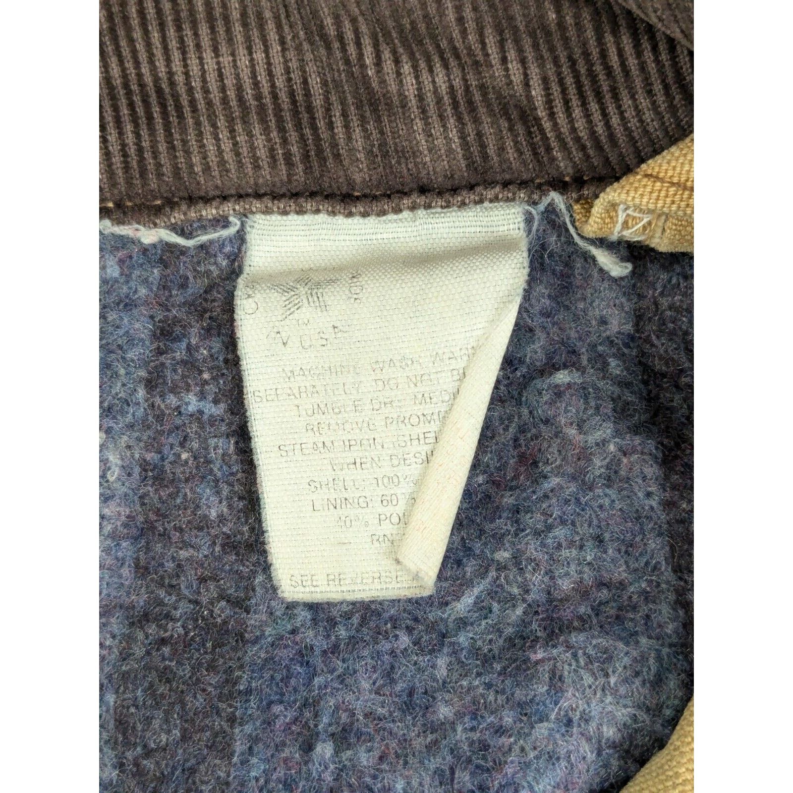 Carhartt Vtg Carhartt Chore Barn Jacket Coat Blanket Lined Canvas Size US XXL / EU 58 / 5 - 12 Thumbnail