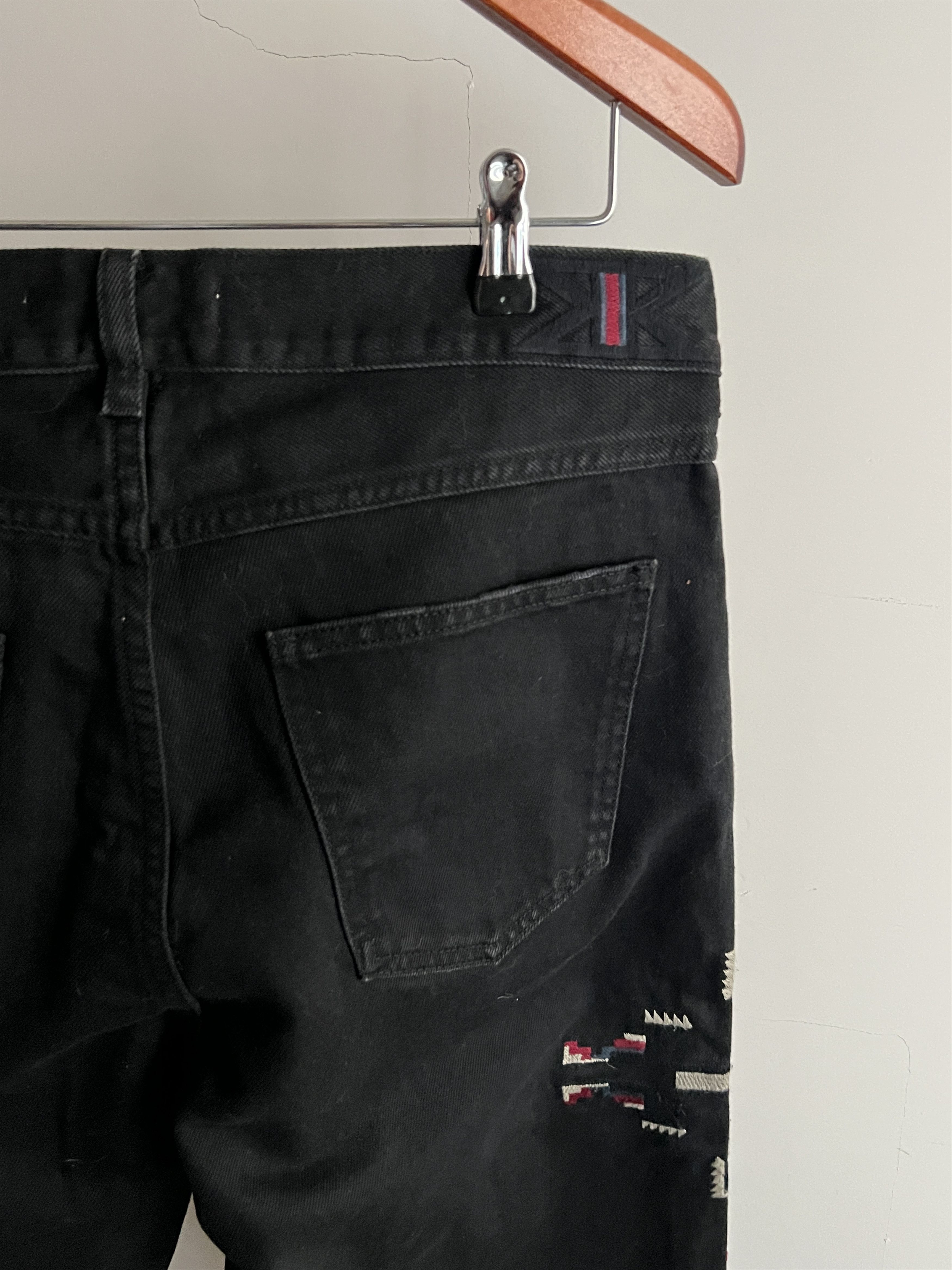 H&M × Isabel Marant Black Denim Jeans Isabel Marant x H&M Colorful Aztec Style Size US 32 / EU 48 - 11 Thumbnail