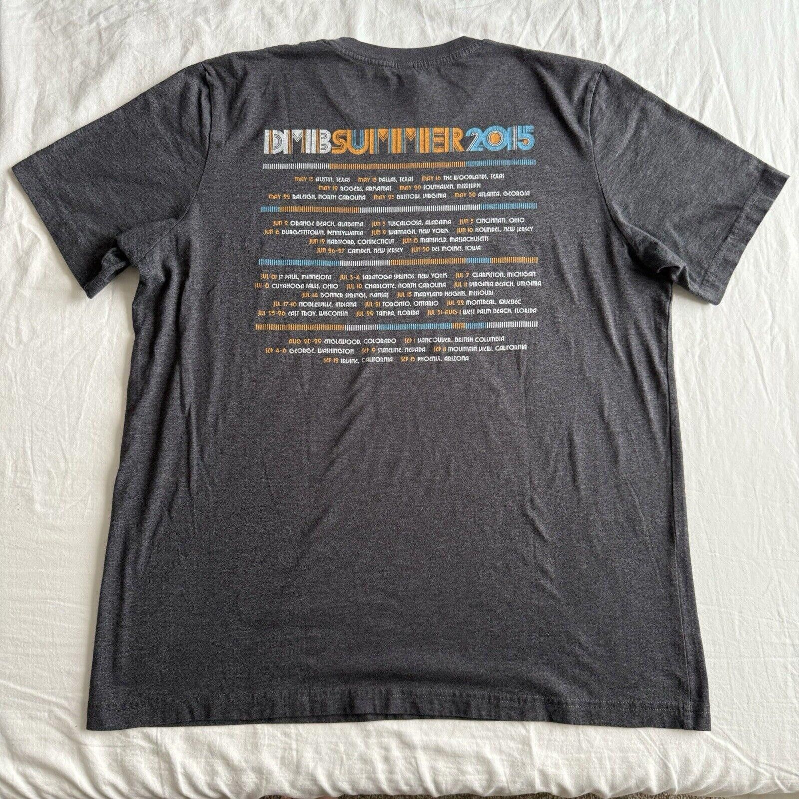 Designer Dave Matthews Band 2015 Tour Shirt Sz XL Fiddler's Green DMB Size US XL / EU 56 / 4 - 3 Thumbnail