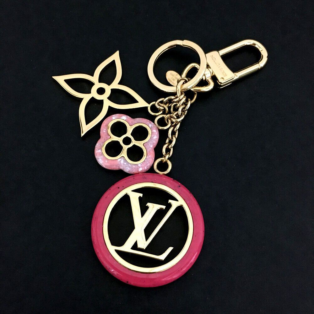 Bag Charms Louis Vuitton Louis Vuitton Porte Cles Meter Bag Charm Metal Yellow Mp3111 LV Auth 46101