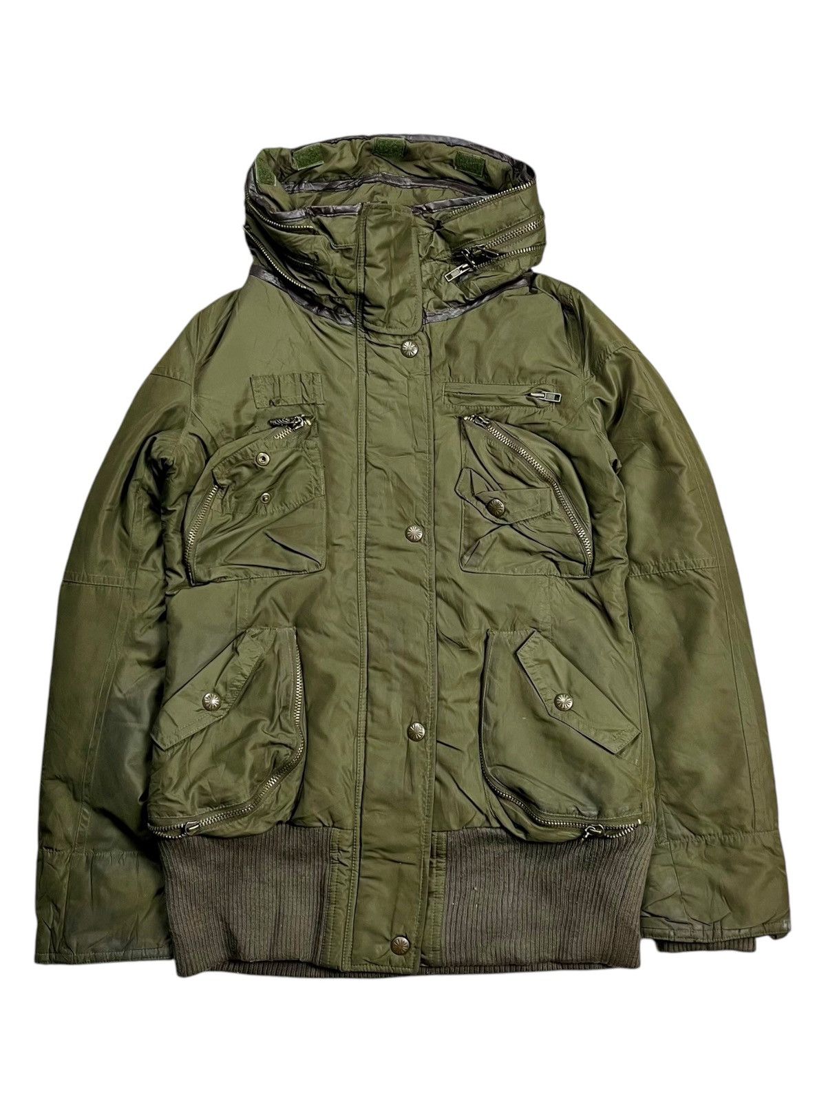 If Six Was Nine 2000s SLY - Trim Fur Apocalypse Style Cargo Jacket