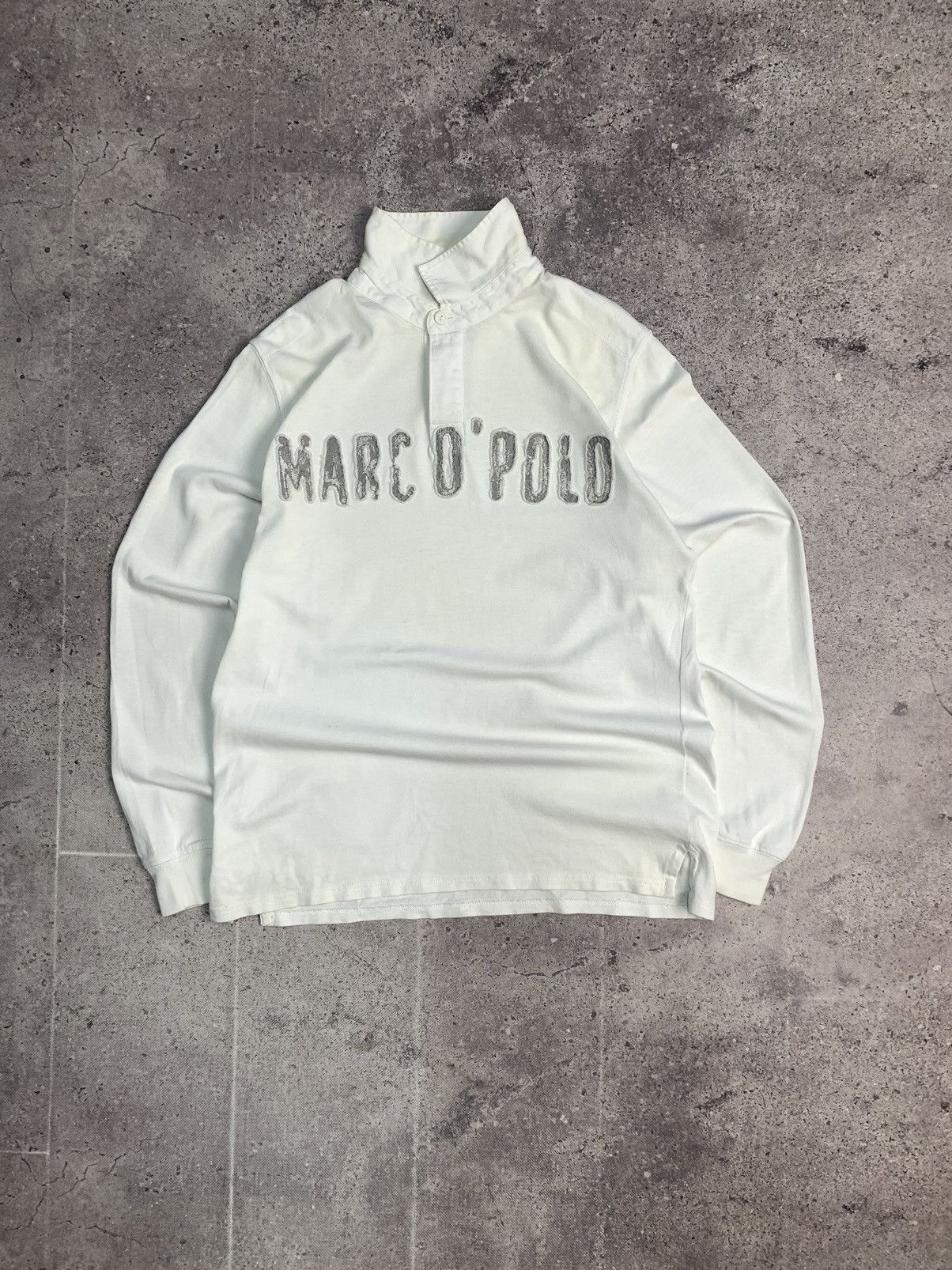 Japanese Brand × Vintage Vintage Long sleeve Marc Polo Rugby sk8 y2k faded distressed Size US M / EU 48-50 / 2 - 2 Thumbnail