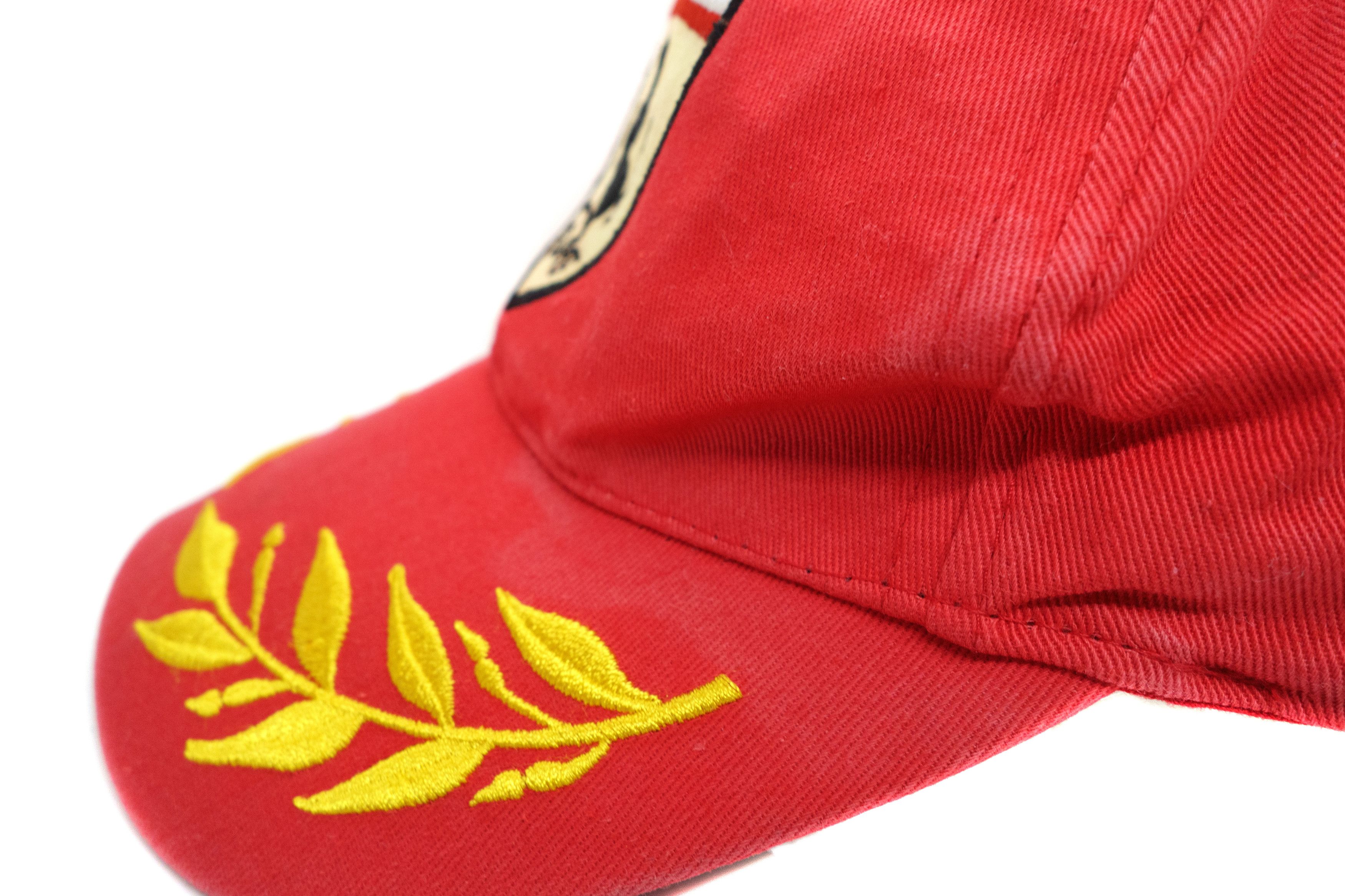 Ferrari 90s Big Front Logo Racing Laurel Vintage Cap Size ONE SIZE - 4 Thumbnail