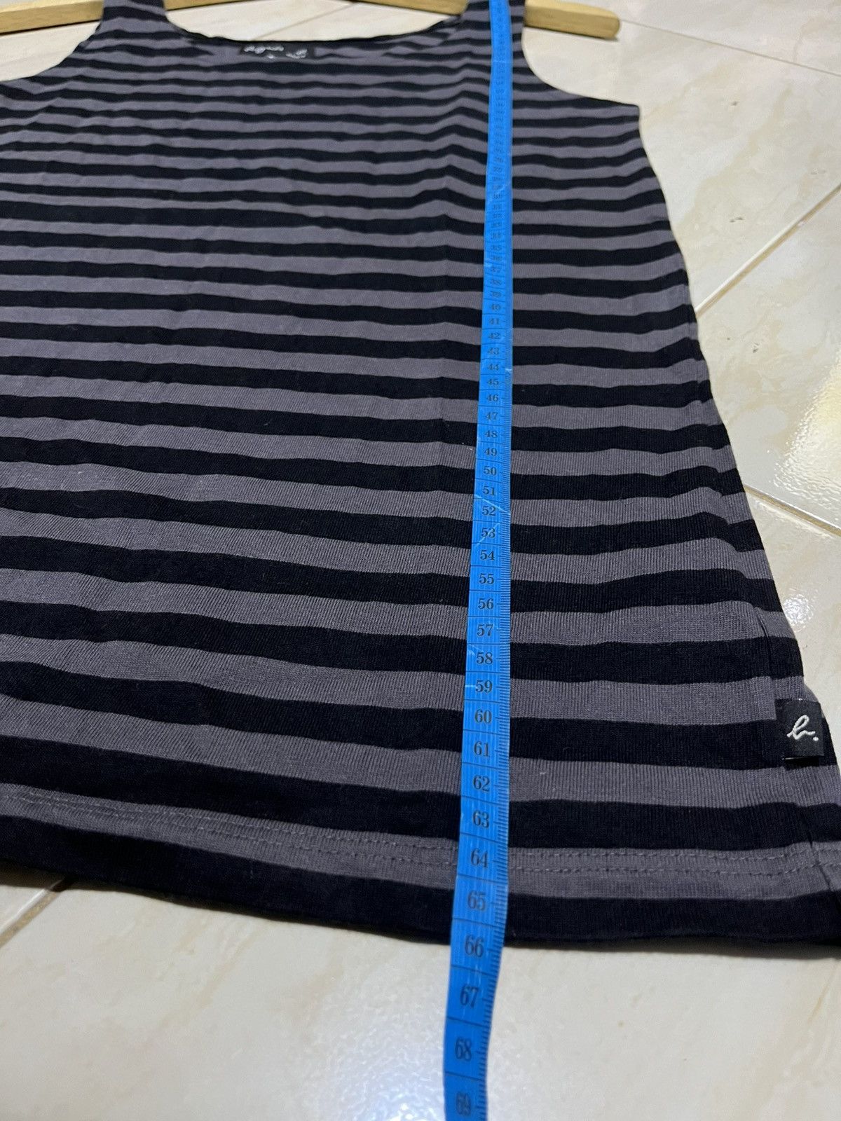 agnes b. Agnes B Black / Grey Stripe Size US S / EU 44-46 / 1 - 8 Thumbnail