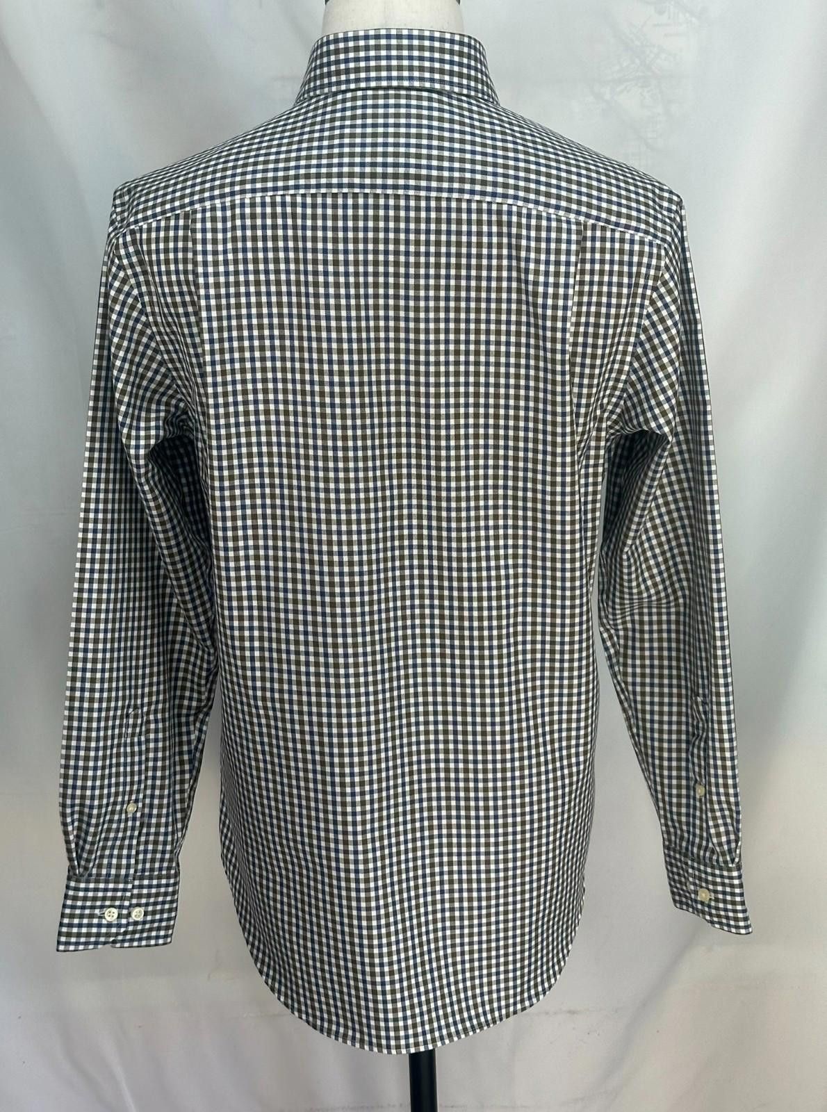 Joseph Abboud Joseph Abboud Cotton Plaid Green/Blue Non-Iron Button Down M Size US M / EU 48-50 / 2 - 2 Thumbnail